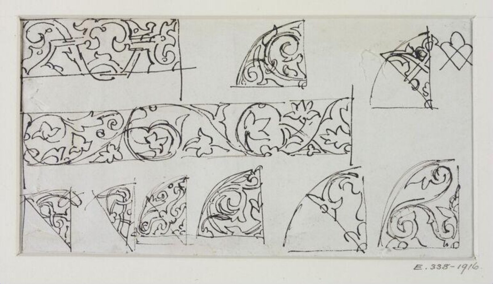 Drawing, John Soane, 1773-1837