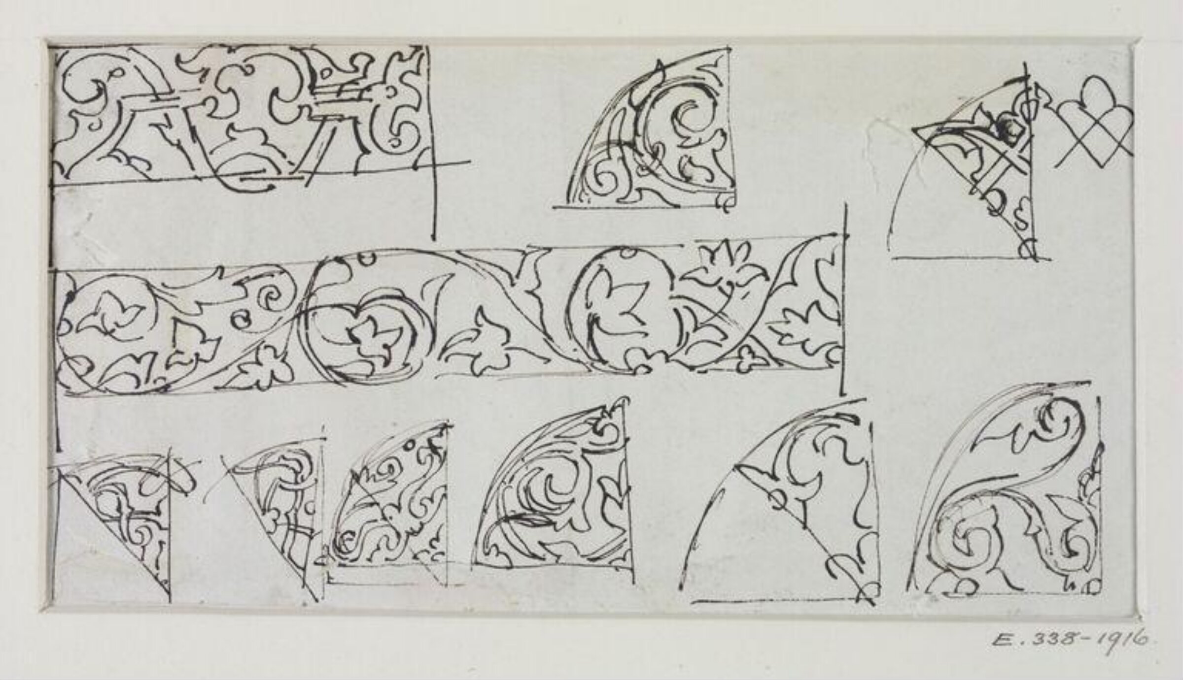Drawing, John Soane, 1773-1837