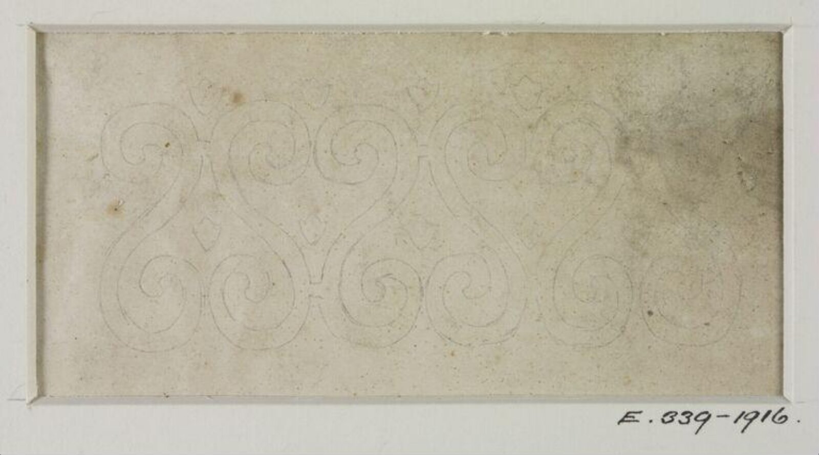 Drawing, John Soane, 1773-1837