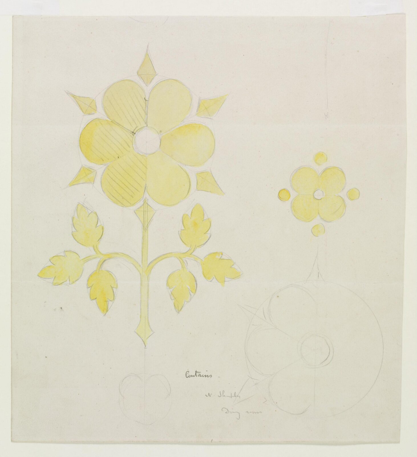 Drawing, A.W.N. Pugin, 1847