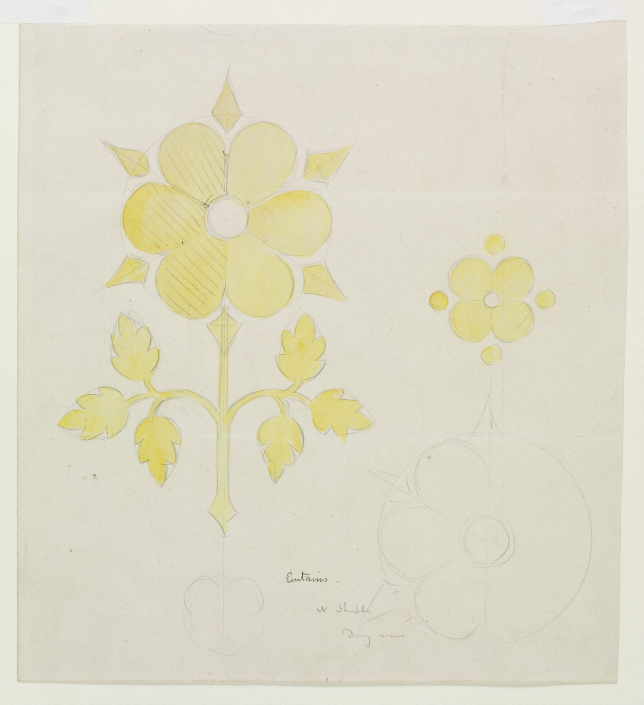 Drawing, A.W.N. Pugin, 1847