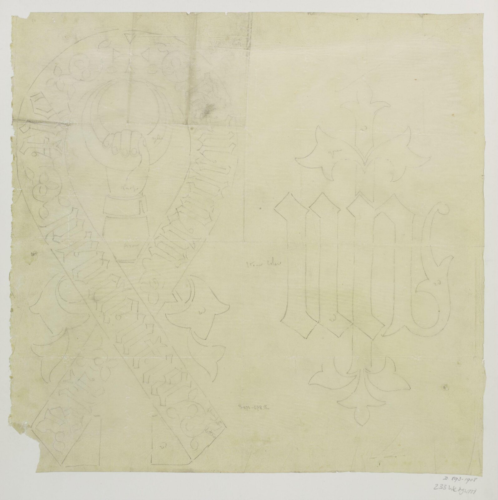 Drawing, A.W.N. Pugin, ca. 1846-1848