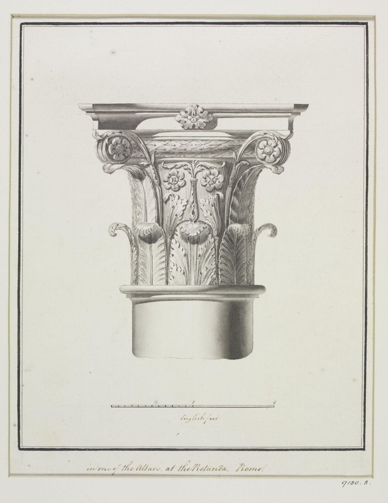 Drawing, Robert Adam, 1754-92