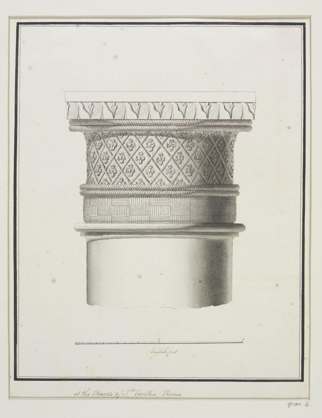 Drawing, Robert Adam, 1754-92