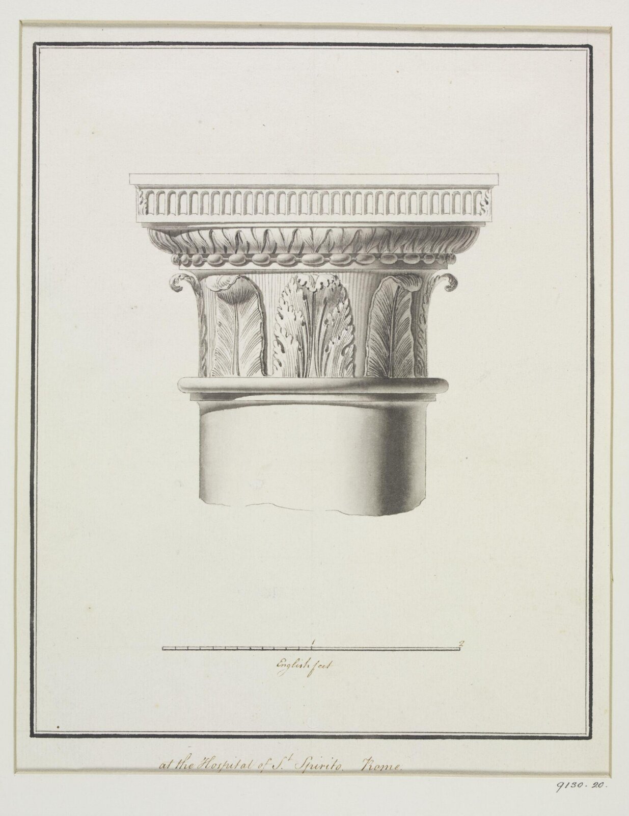 Drawing, Robert Adam, 1754-92