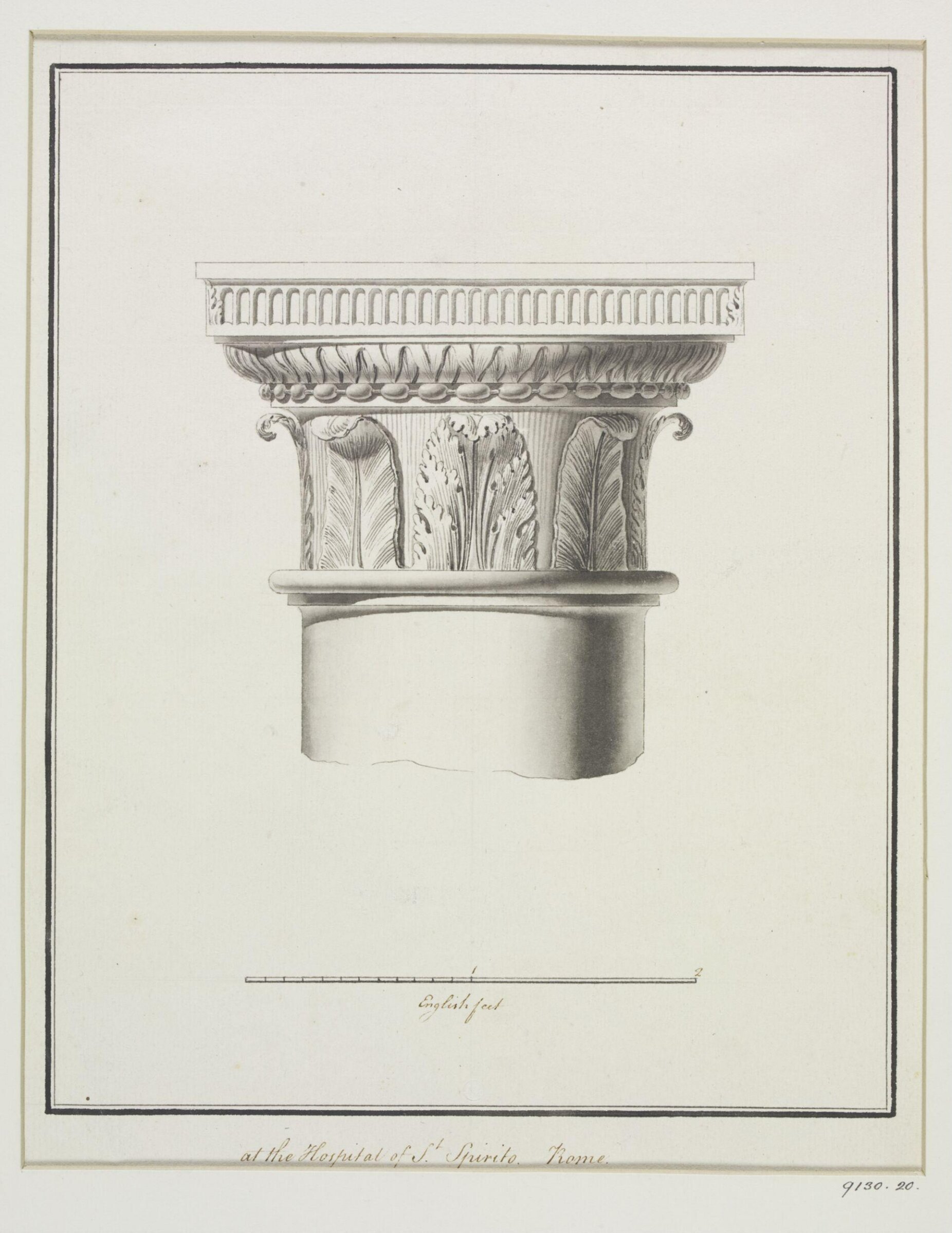 Drawing, Robert Adam, 1754-92