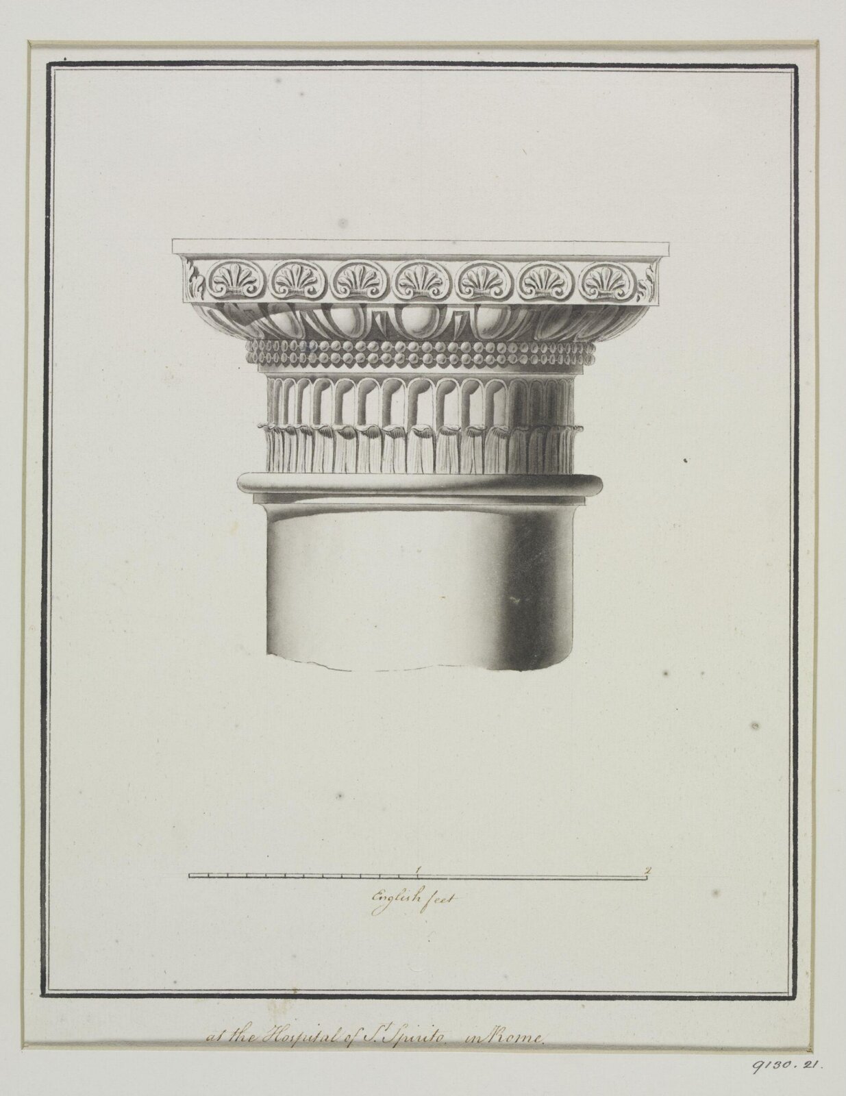 Drawing, Robert Adam, 1754-92