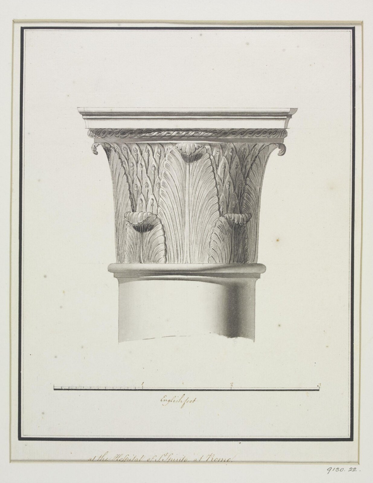 Drawing, Robert Adam, 1754-92