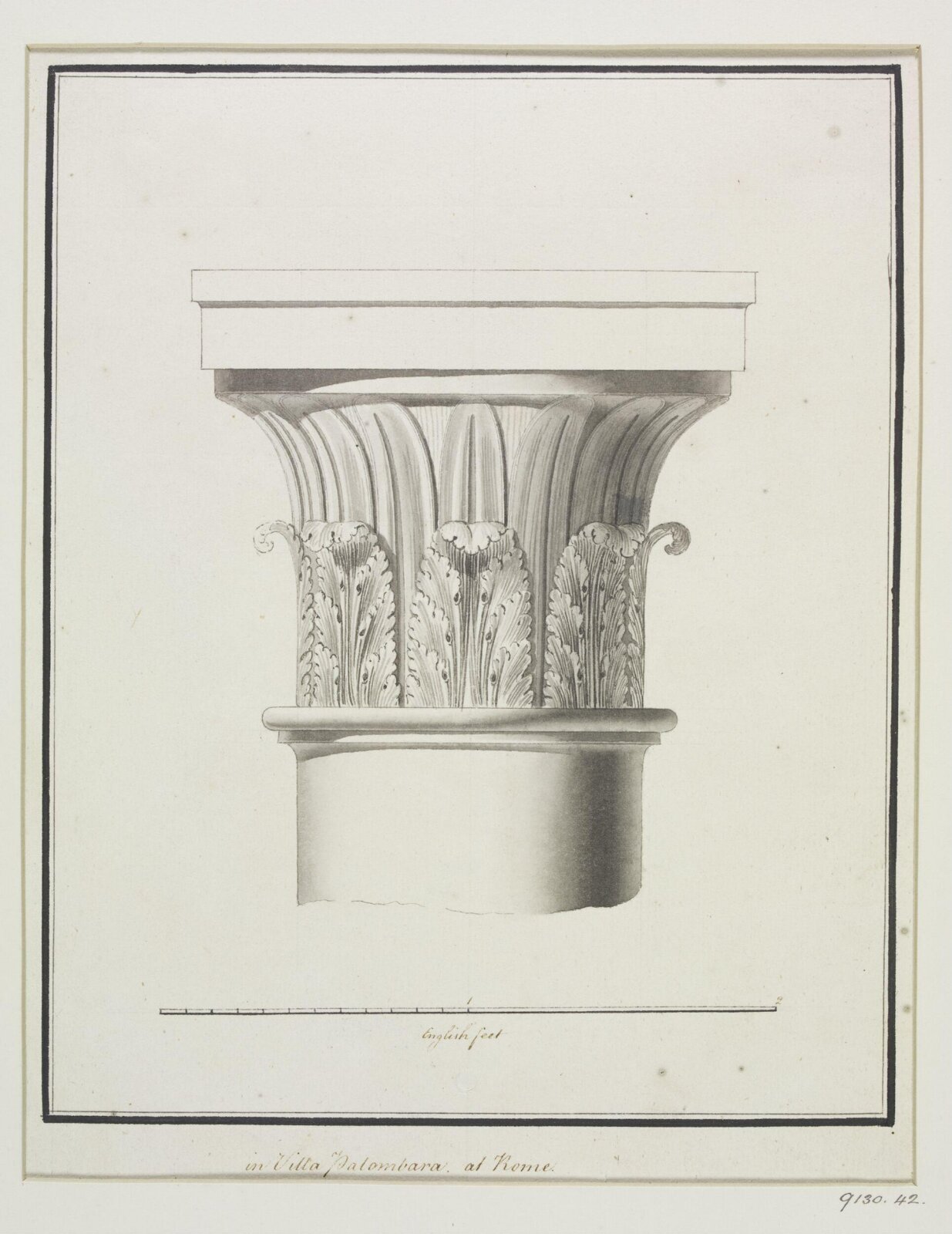 Drawing, Robert Adam, 1754-92