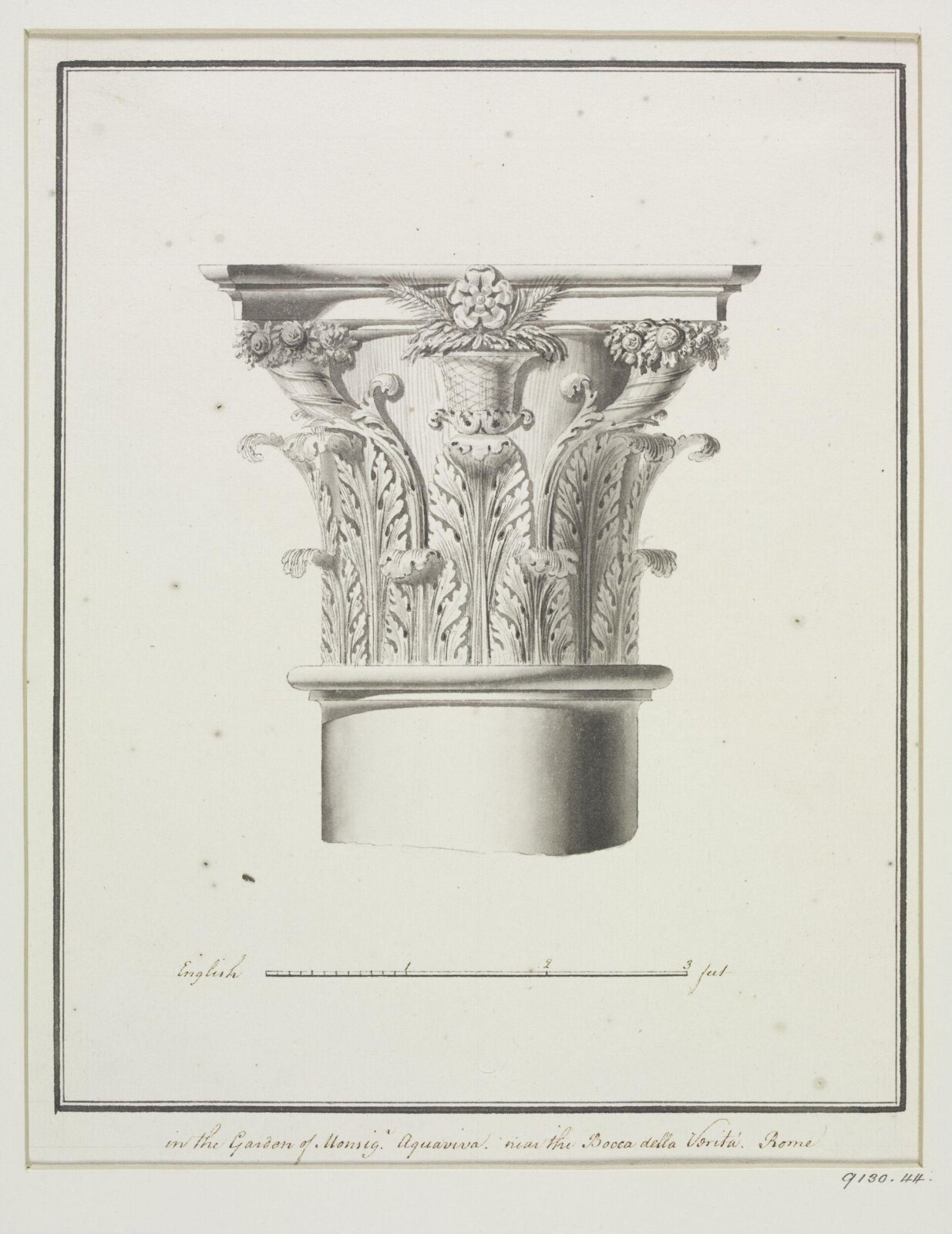 Drawing, Robert Adam, 1754-92
