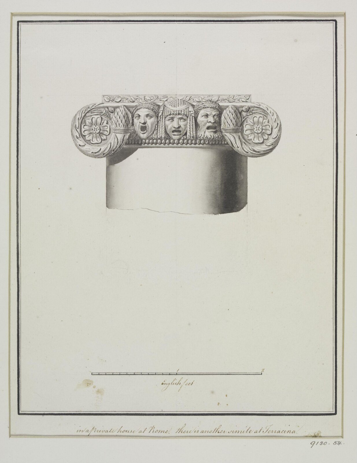 Drawing, Robert Adam, 1754-92