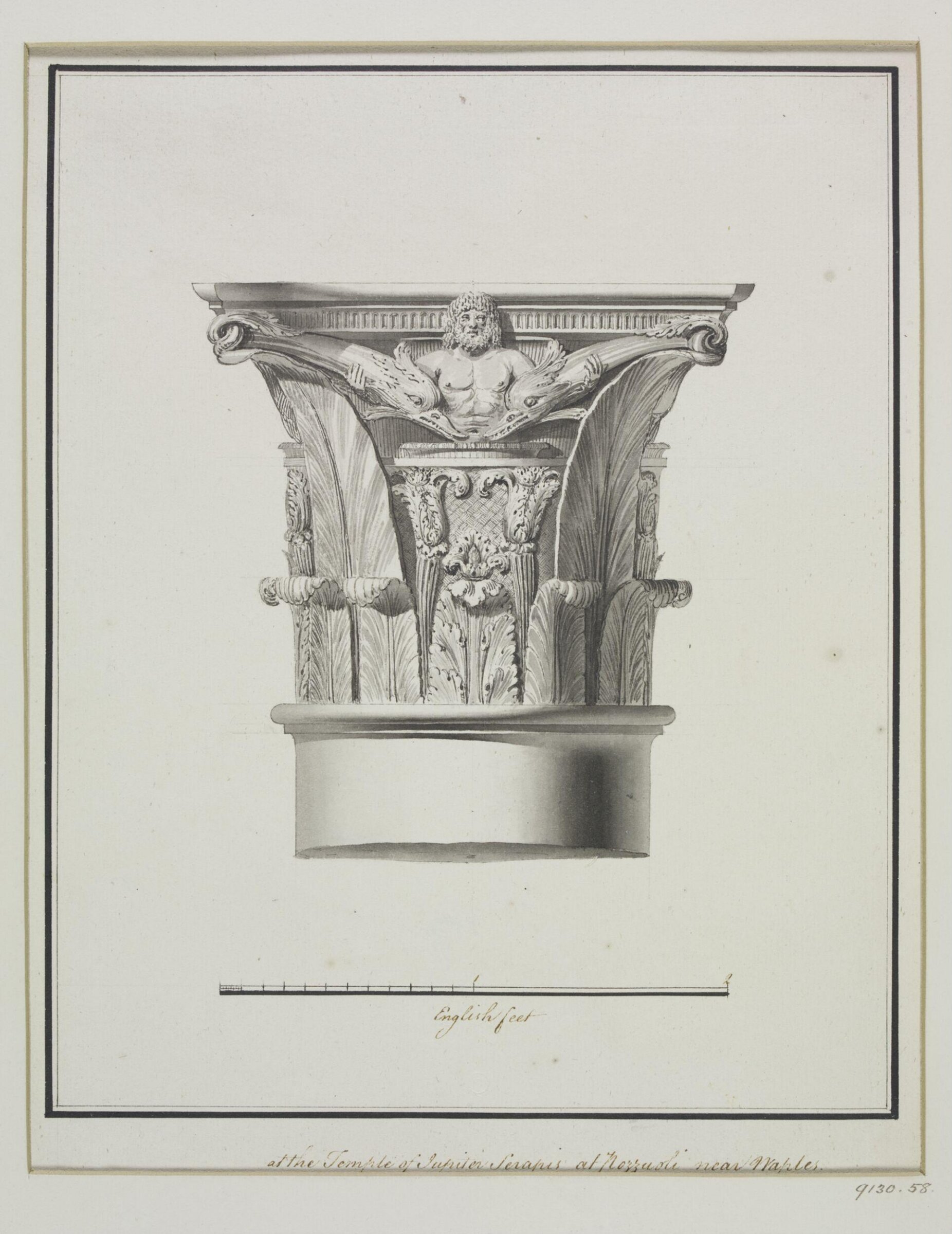 Drawing, Robert Adam, 1754-92