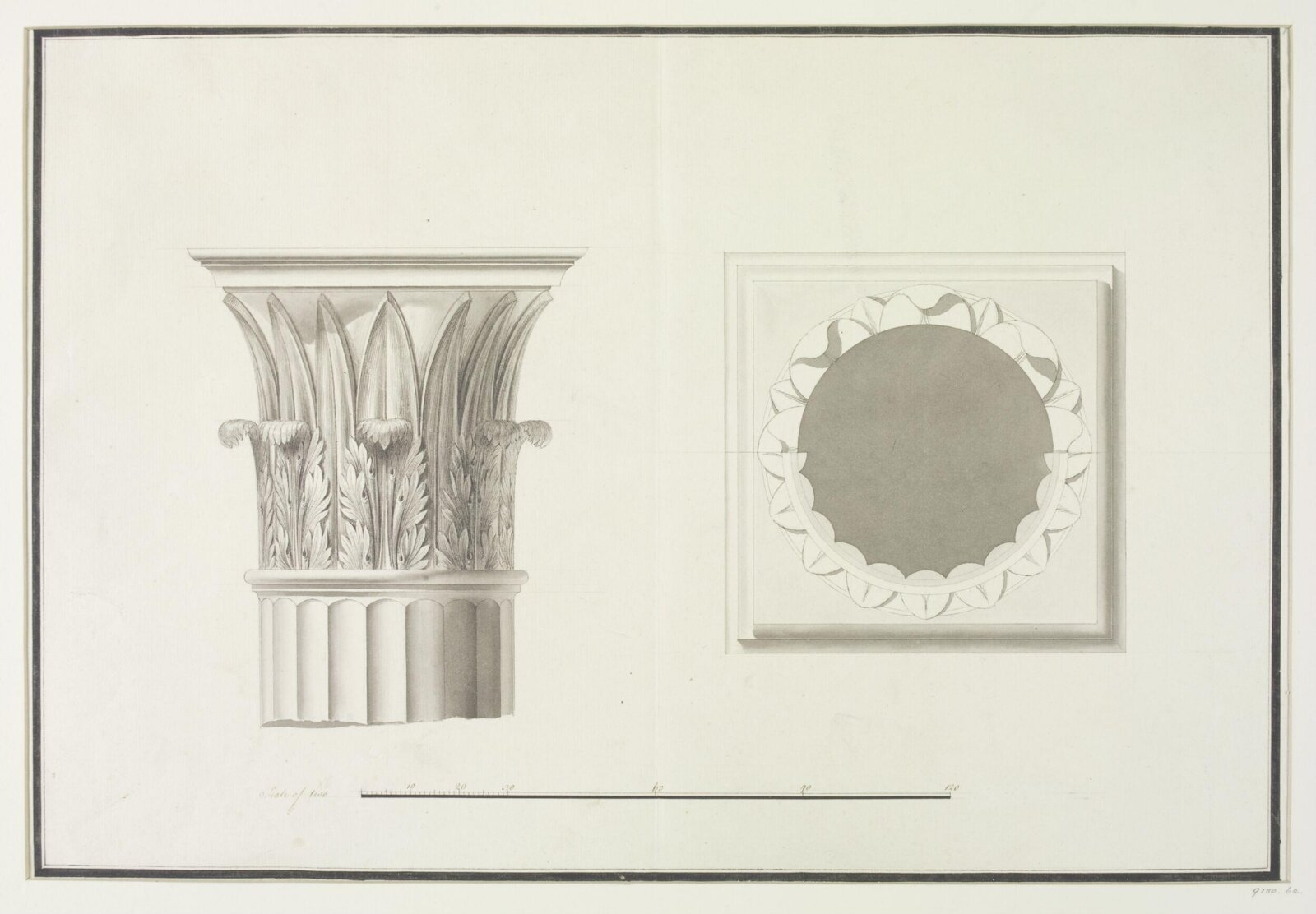 Drawing, Robert Adam, 1754-92