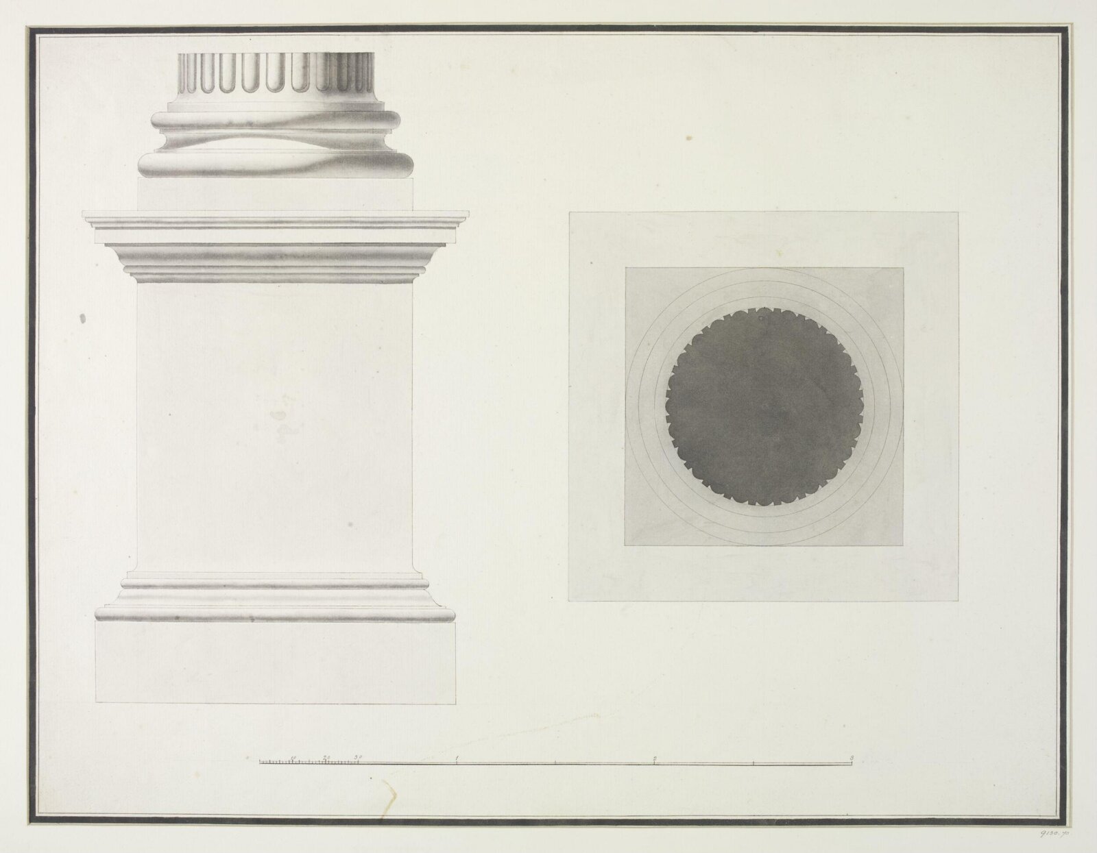 Drawing, Robert Adam, 1754-92