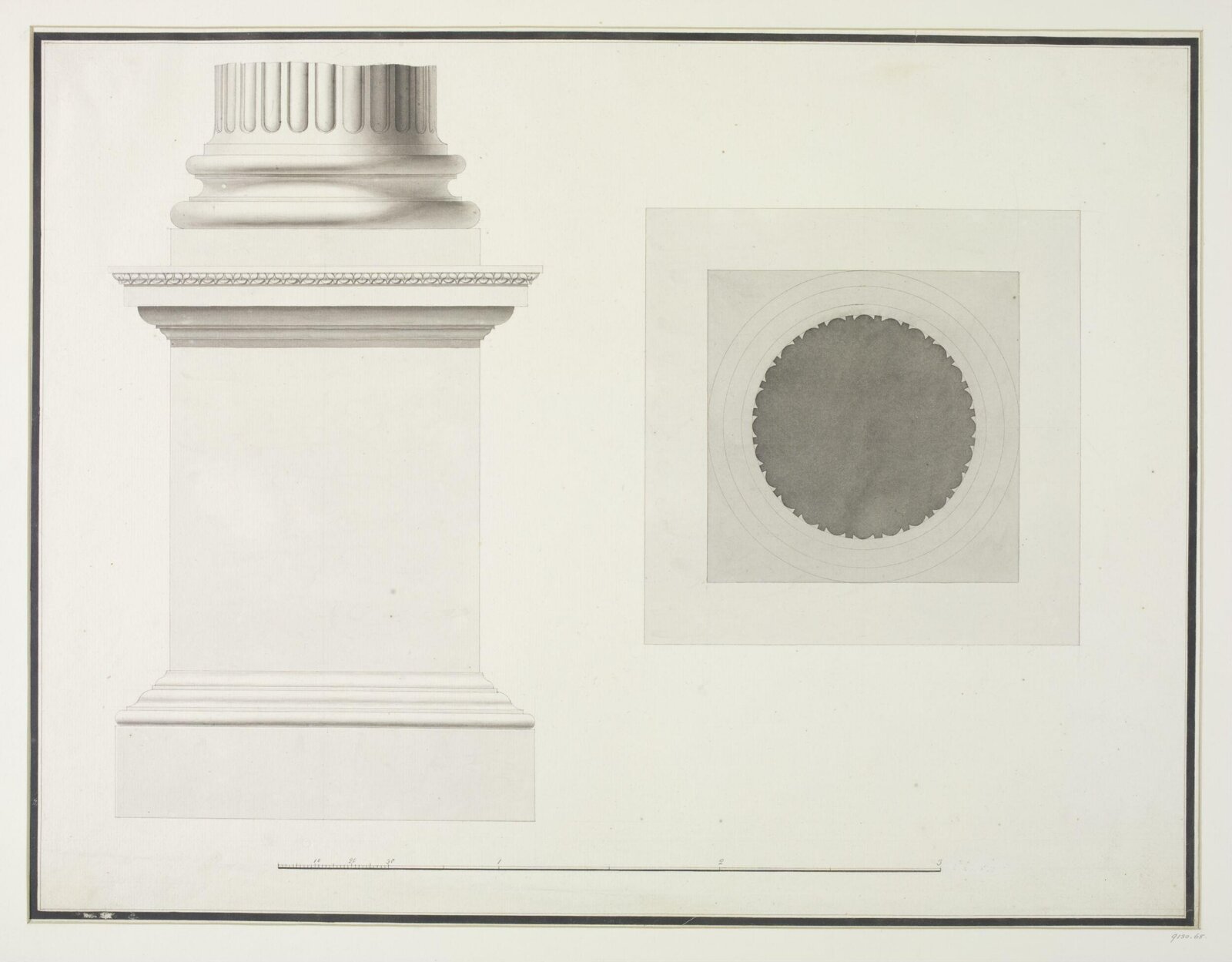 Drawing, Robert Adam, 1754-92
