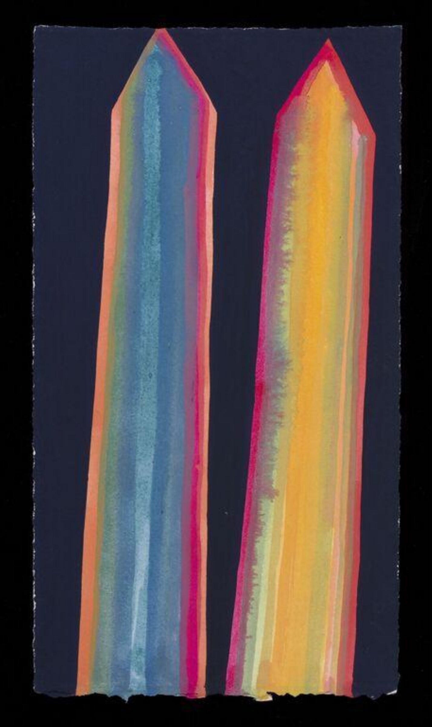 Two Leaves: New Zealand flax VII, Nerys Johnson, 2000