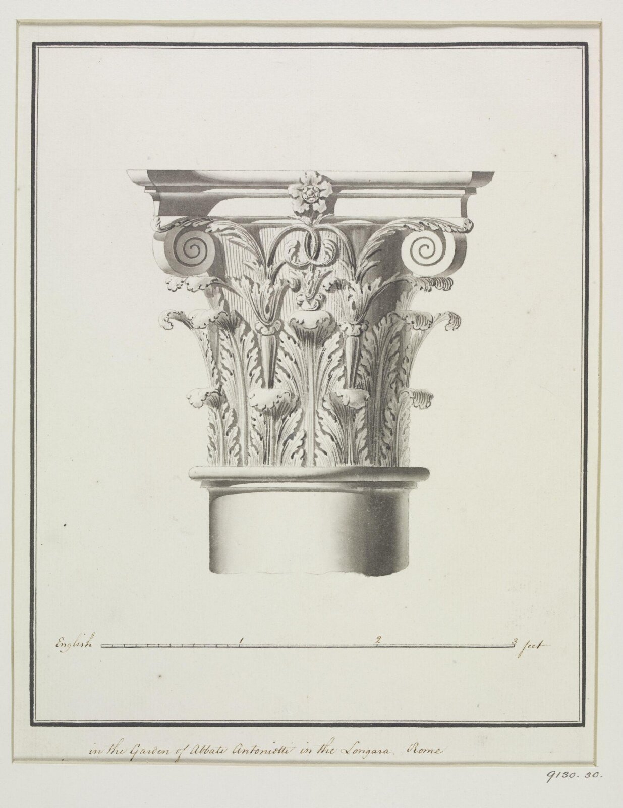 Drawing, Robert Adam, 1754-92