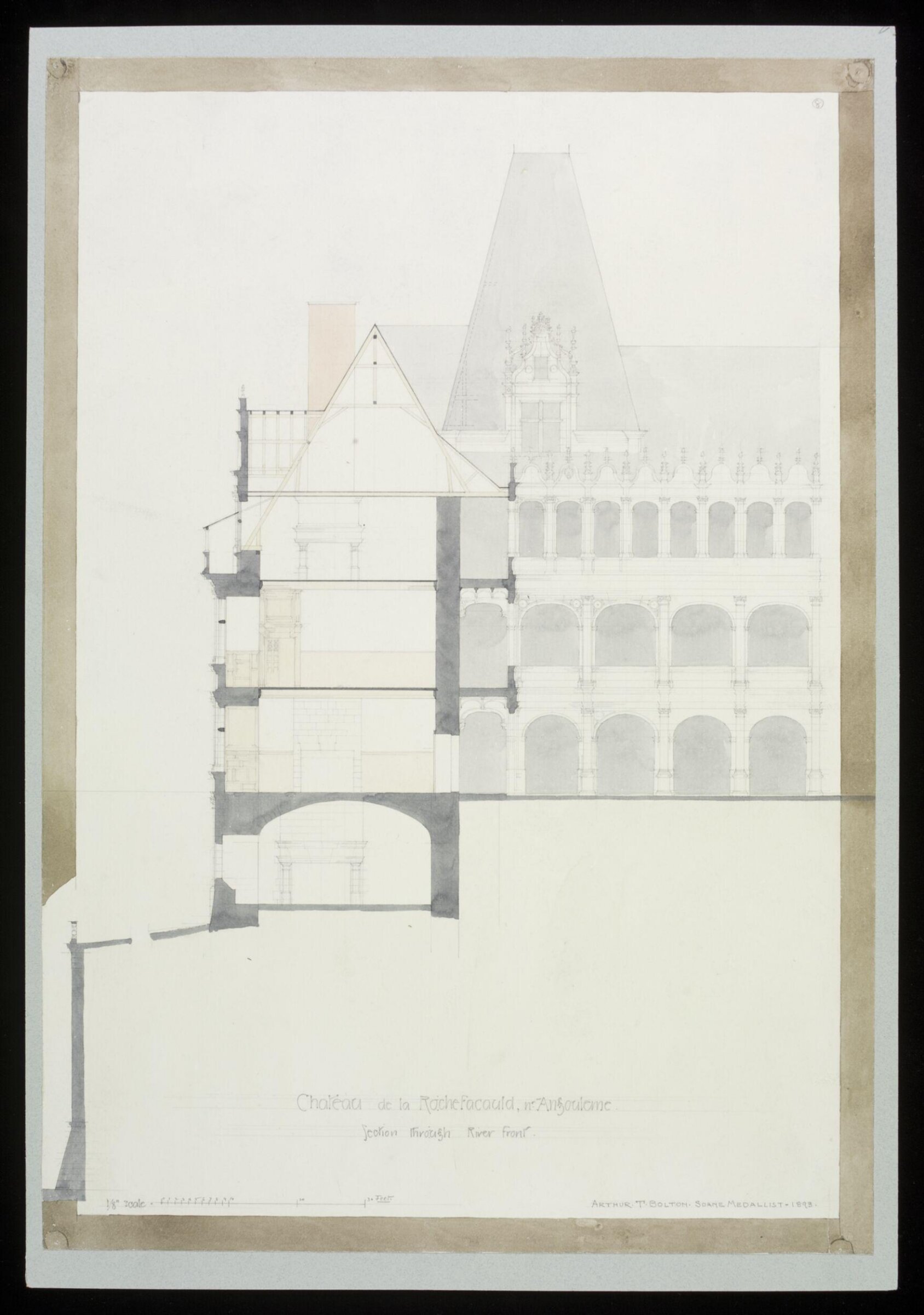 Drawing, Arthur T. Bolton, 1893