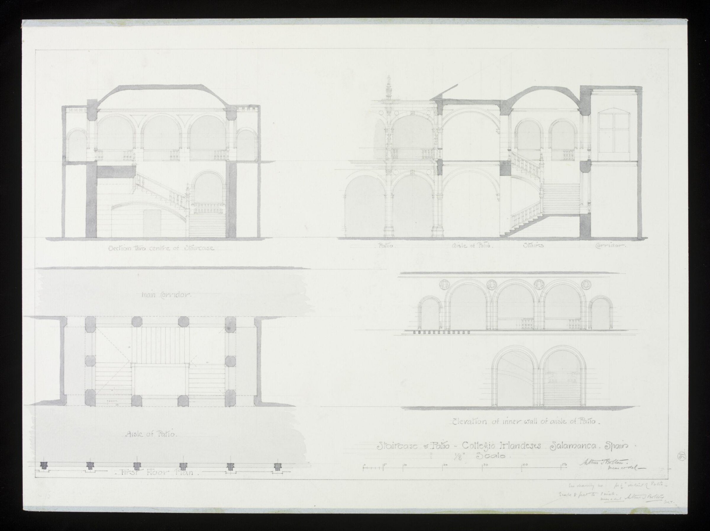 Drawing, Arthur T. Bolton, circa 1893