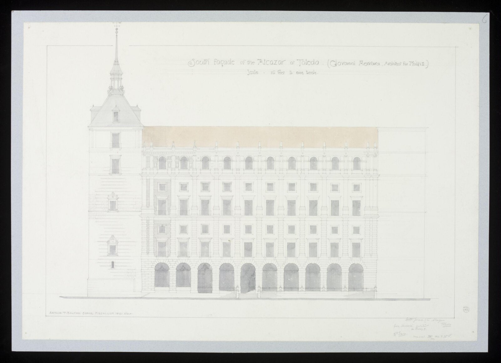 Drawing, Arthur T. Bolton, 1893