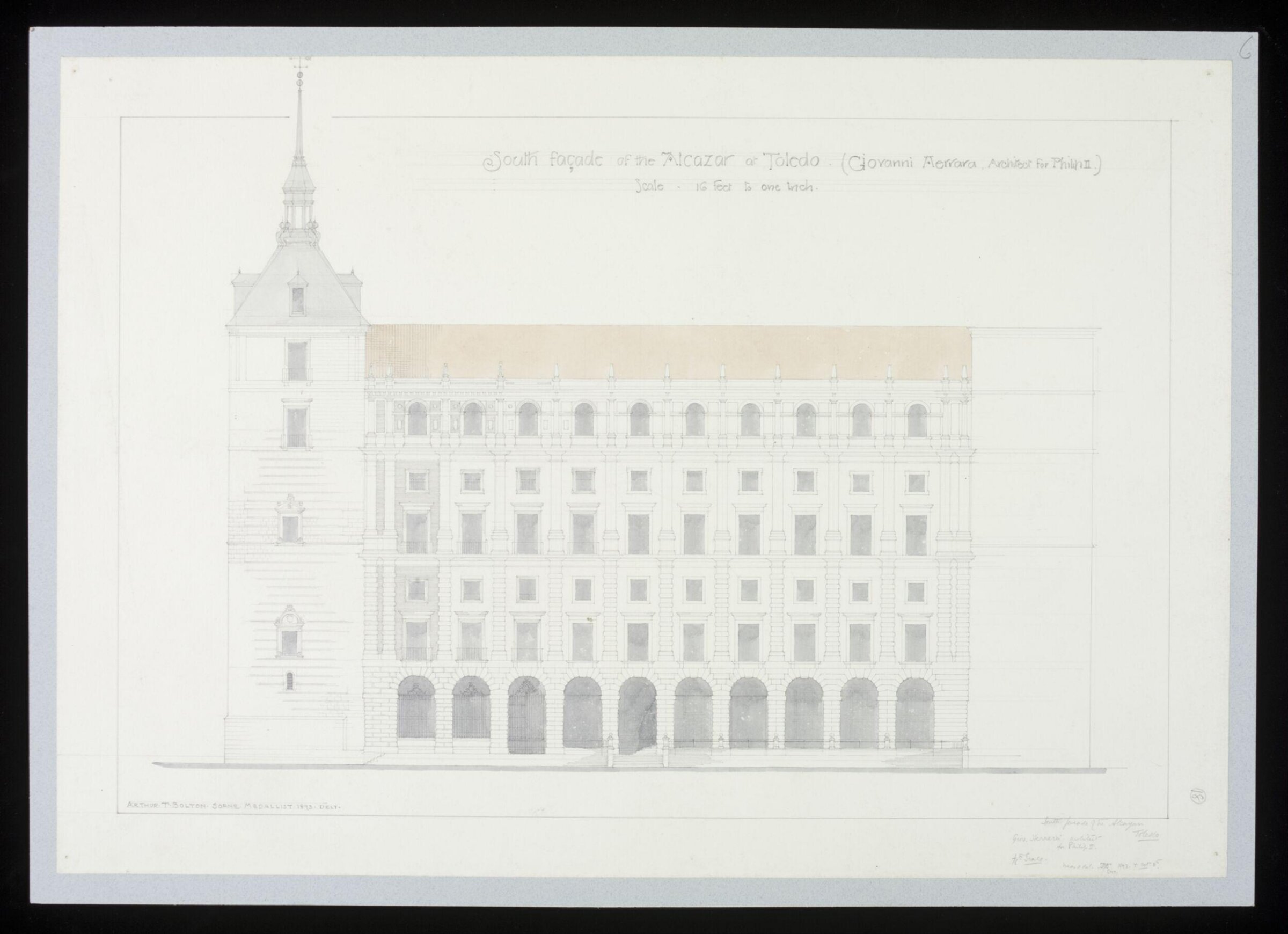 Drawing, Arthur T. Bolton, 1893