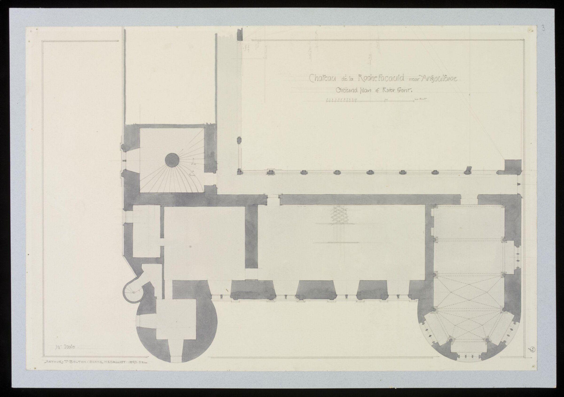 Drawing, Arthur T. Bolton, 1893