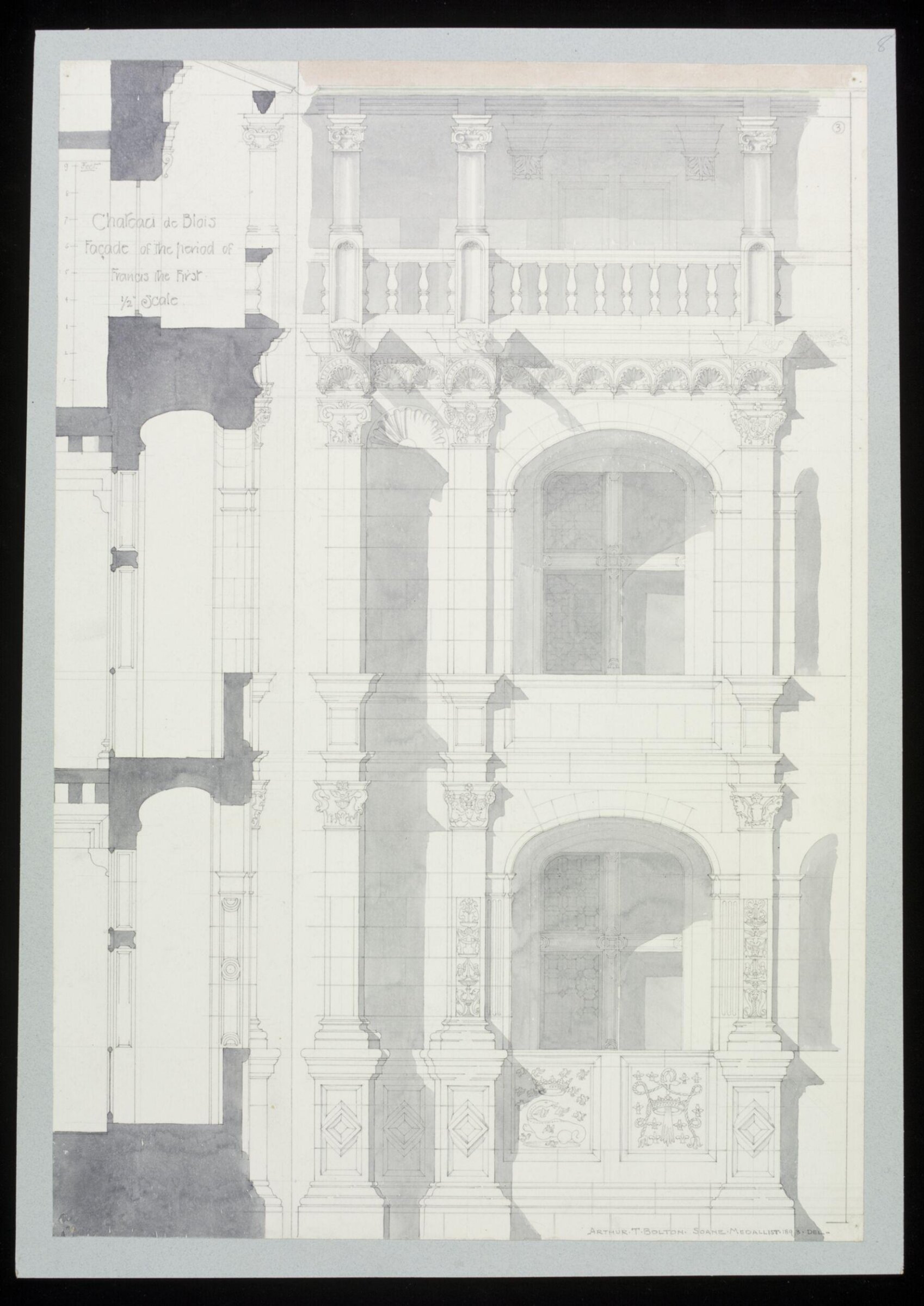 Drawing, Arthur T. Bolton, 1893