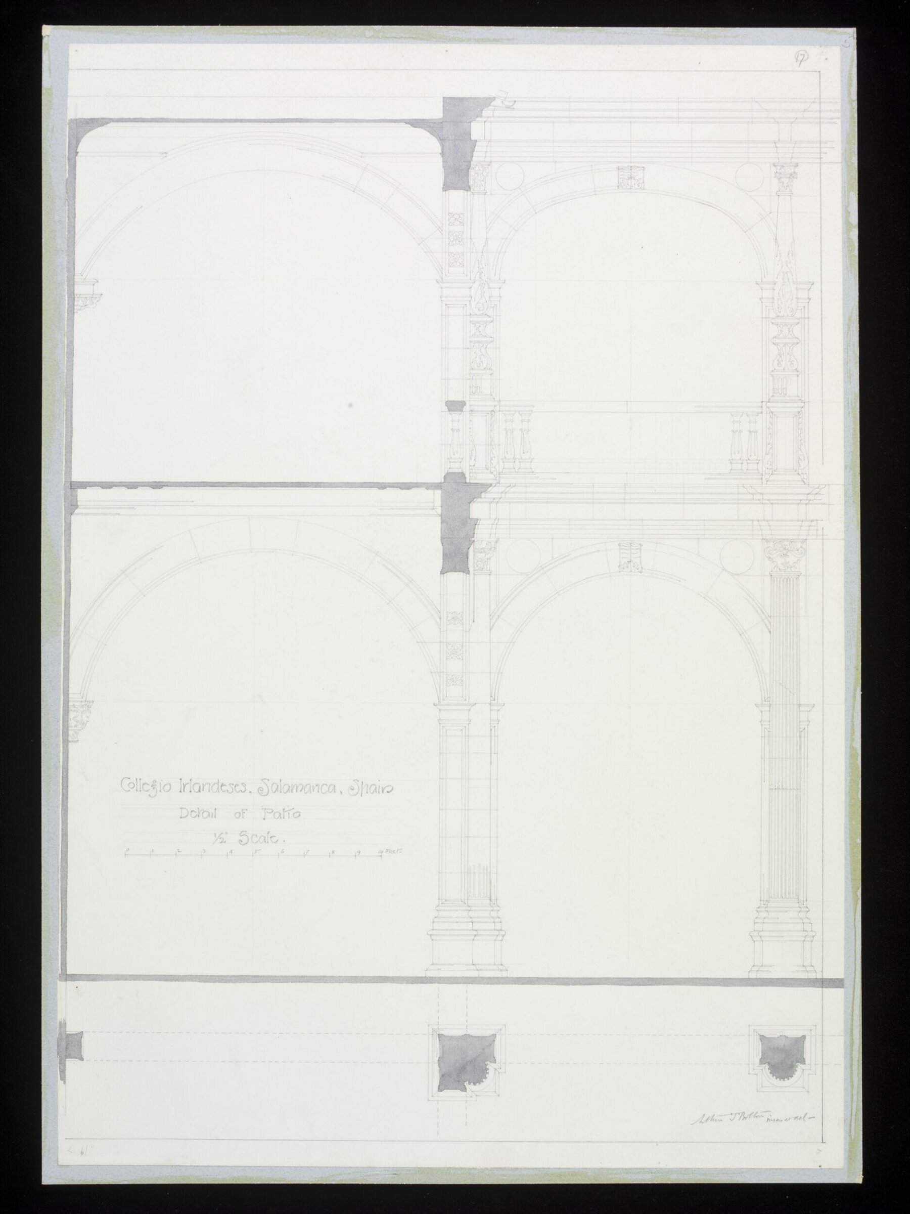 Drawing, Arthur T. Bolton, circa 1893