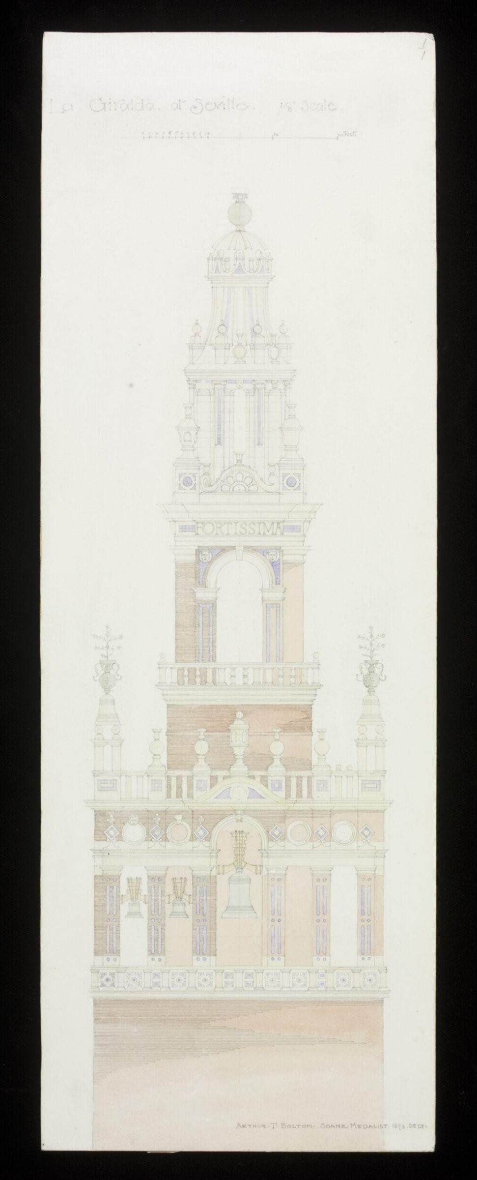 Drawing, Arthur T. Bolton, 1893