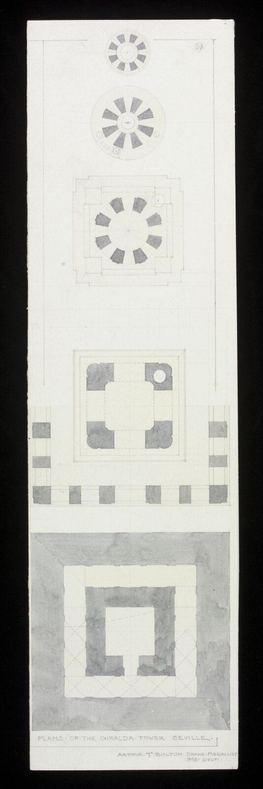 Drawing, Arthur T. Bolton, 1893