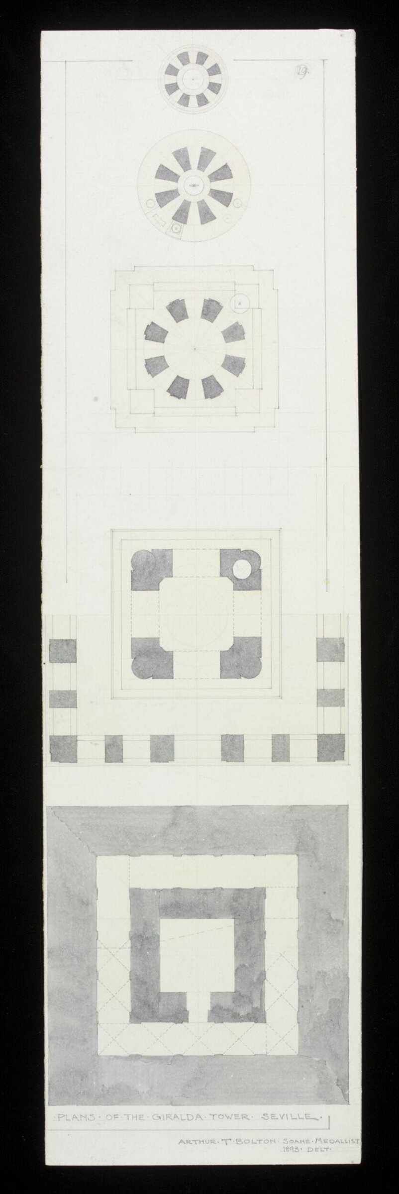 Drawing, Arthur T. Bolton, 1893