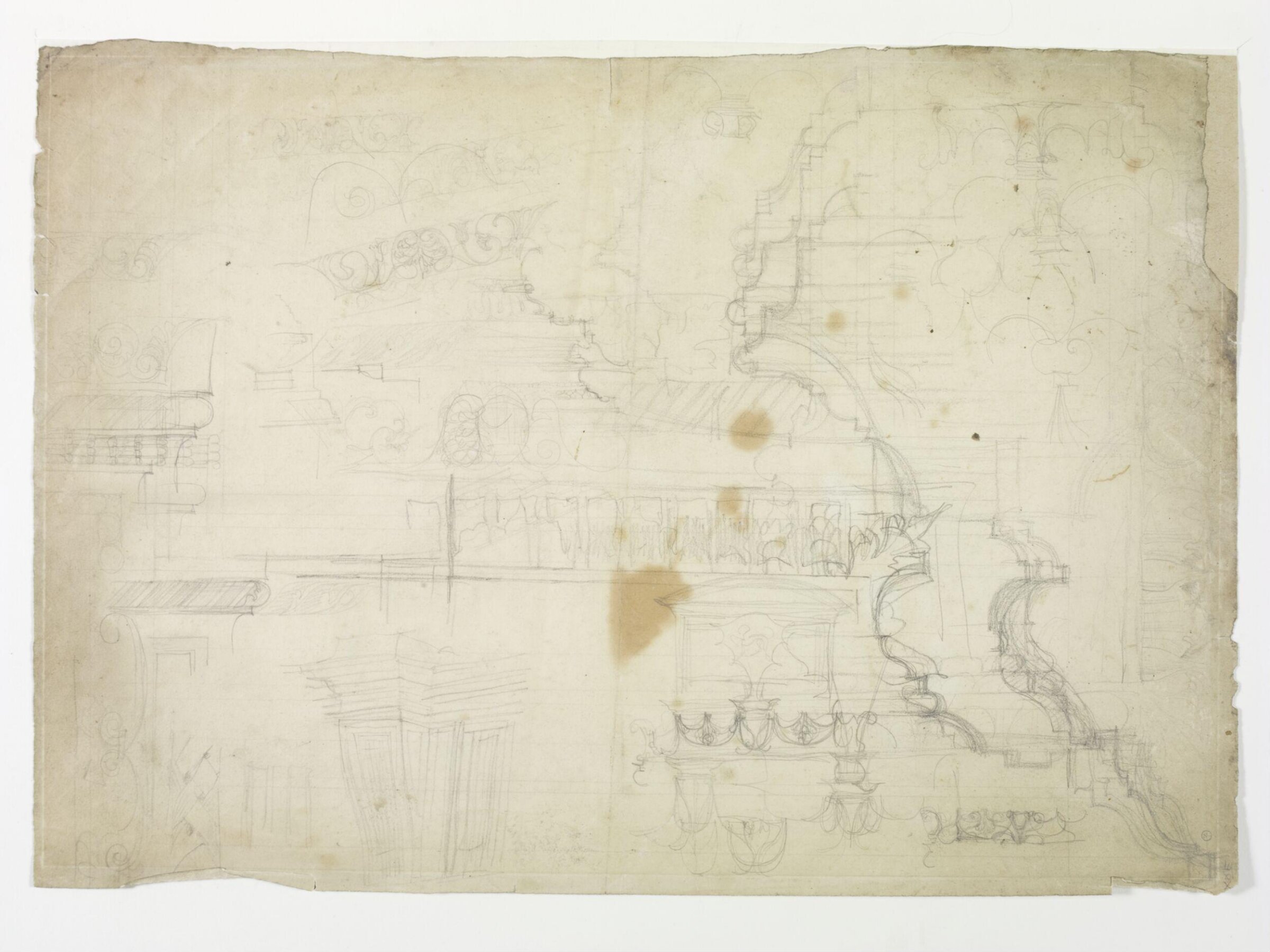 Drawing, alfred stevens, 19th century