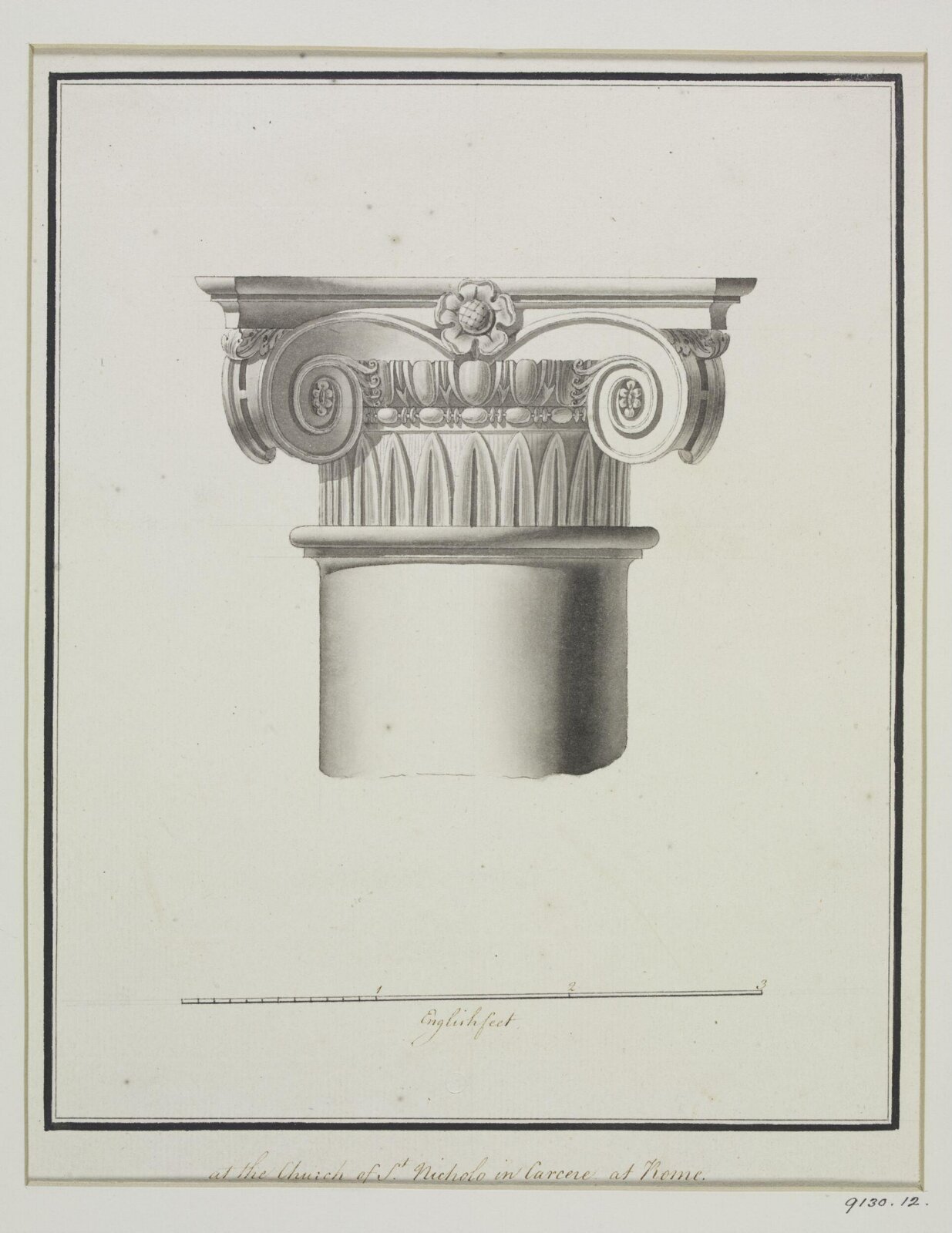 Drawing, Robert Adam, 1754-92