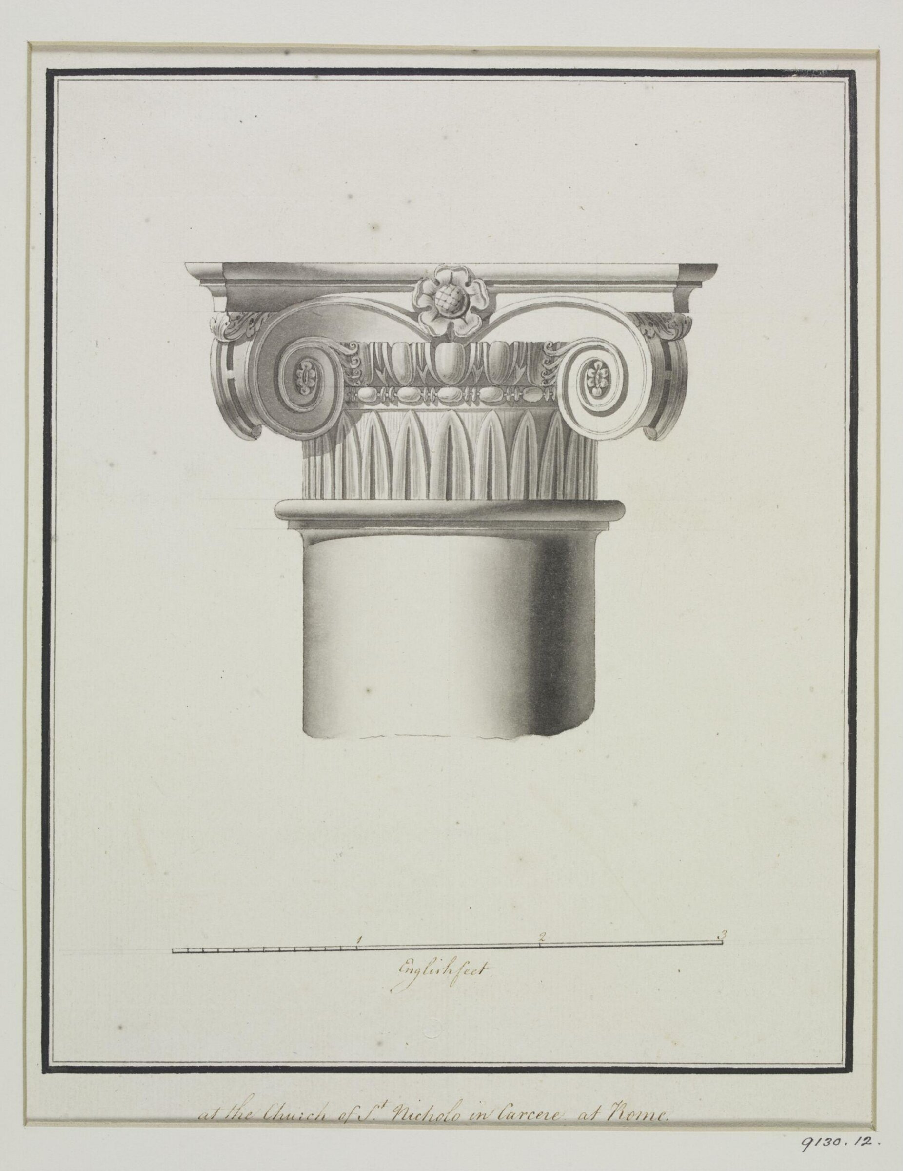 Drawing, Robert Adam, 1754-92