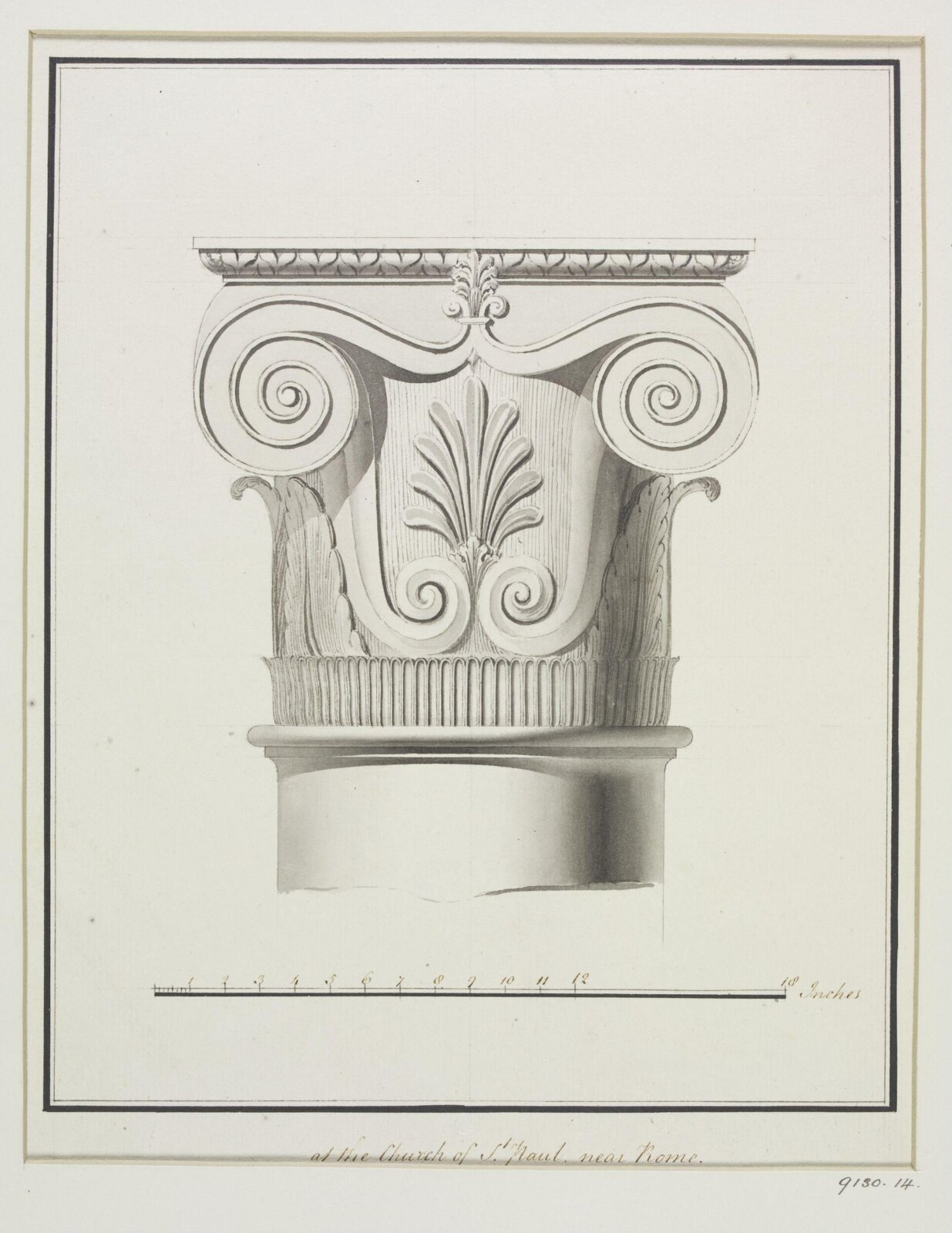 Drawing, Robert Adam, 1754-92