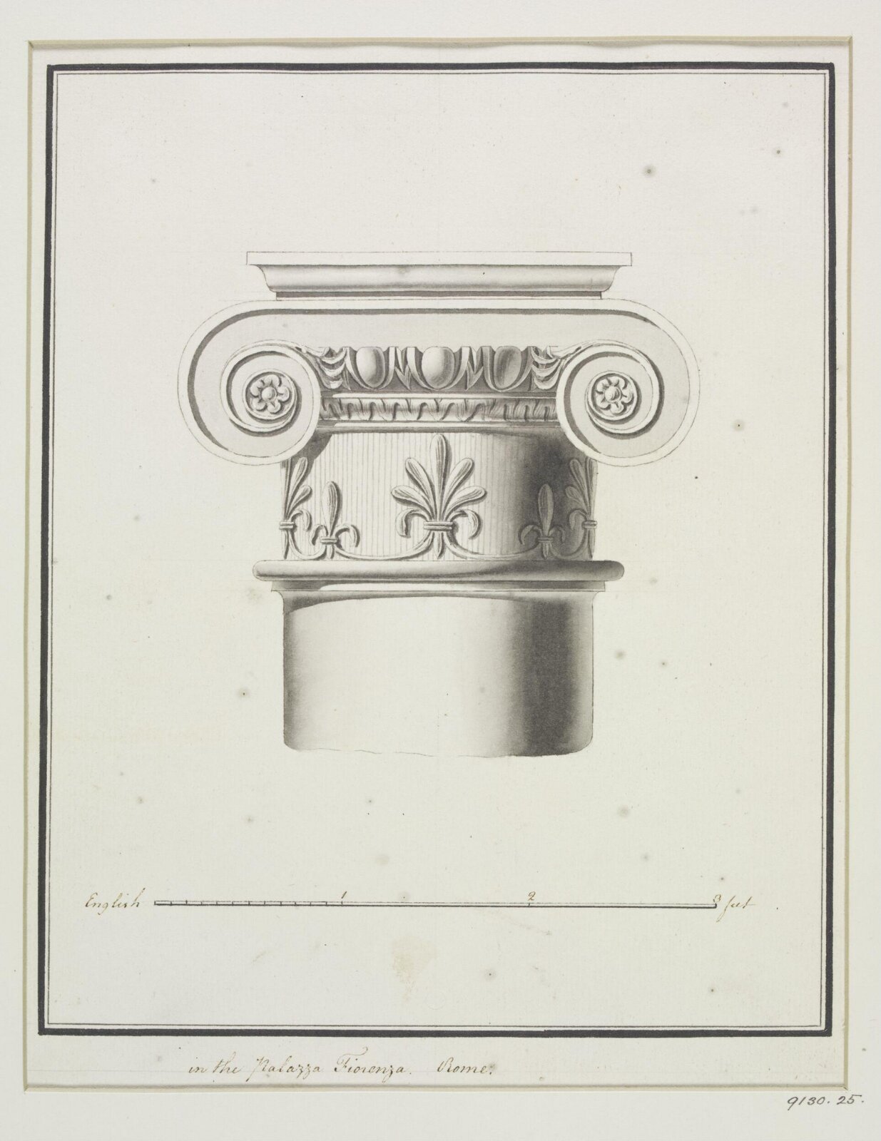 Drawing, Robert Adam, 1754-92