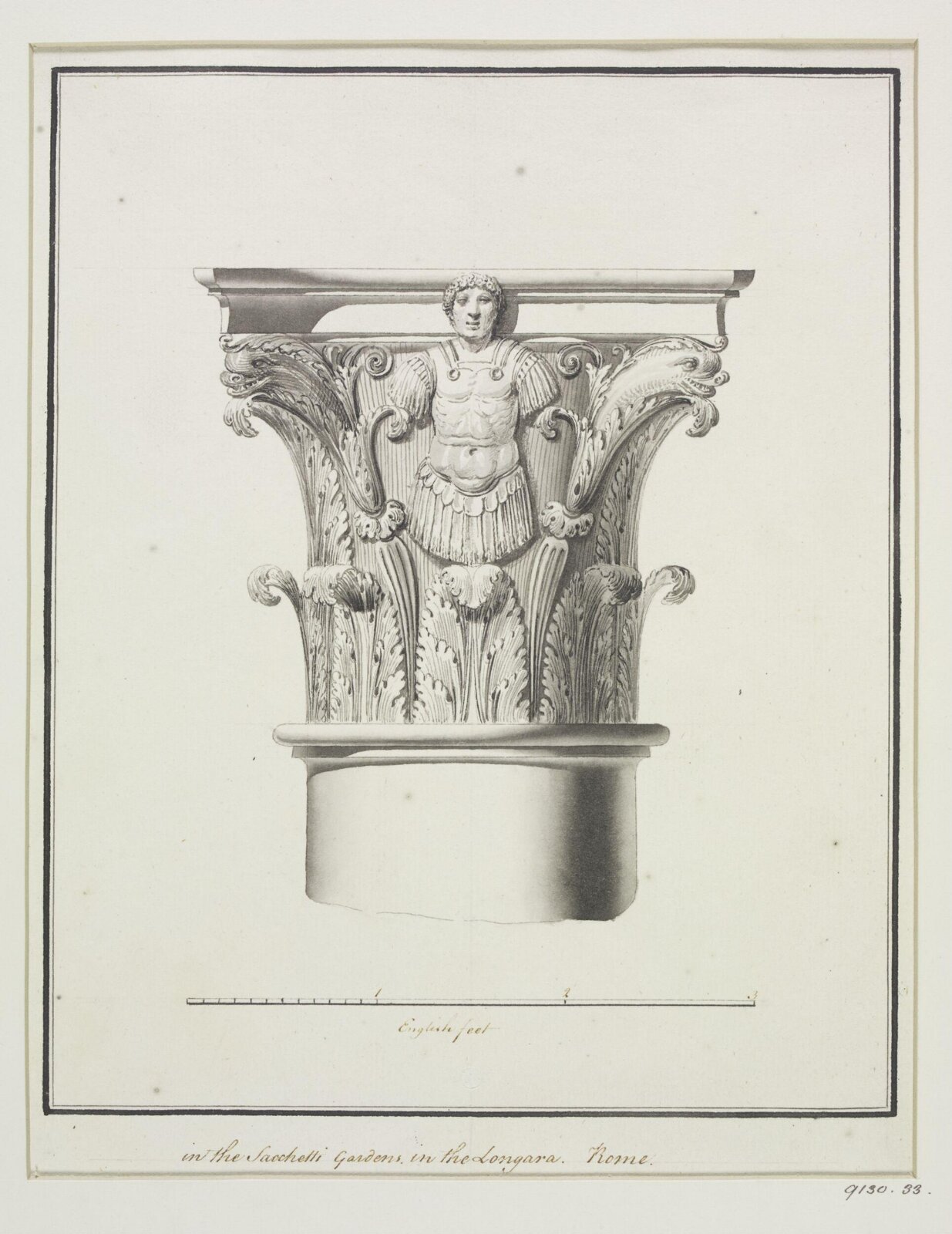 Drawing, Robert Adam, 1754-92