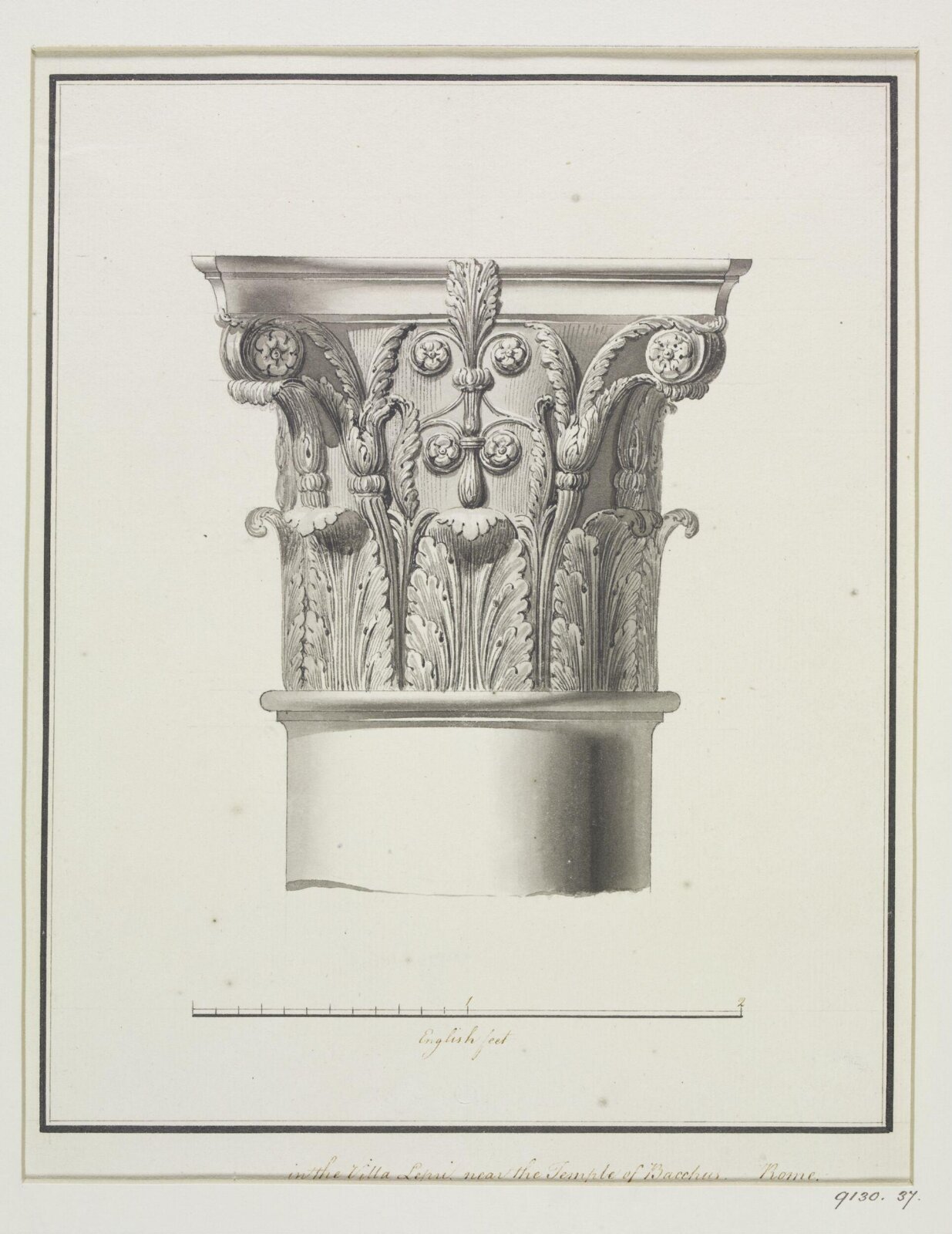 Drawing, Robert Adam, 1754-92