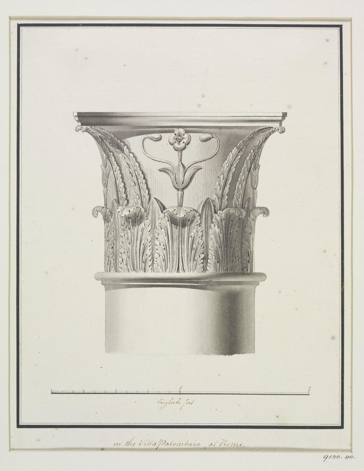 Drawing, Robert Adam, 1754-92