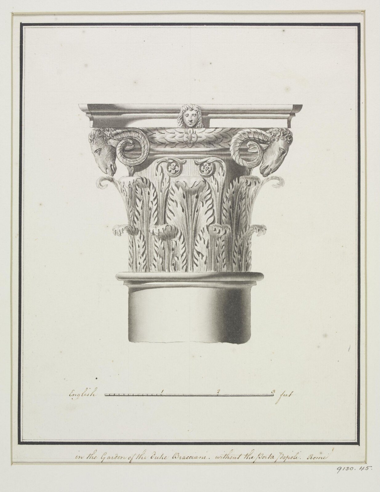 Drawing, Robert Adam, 1754-92