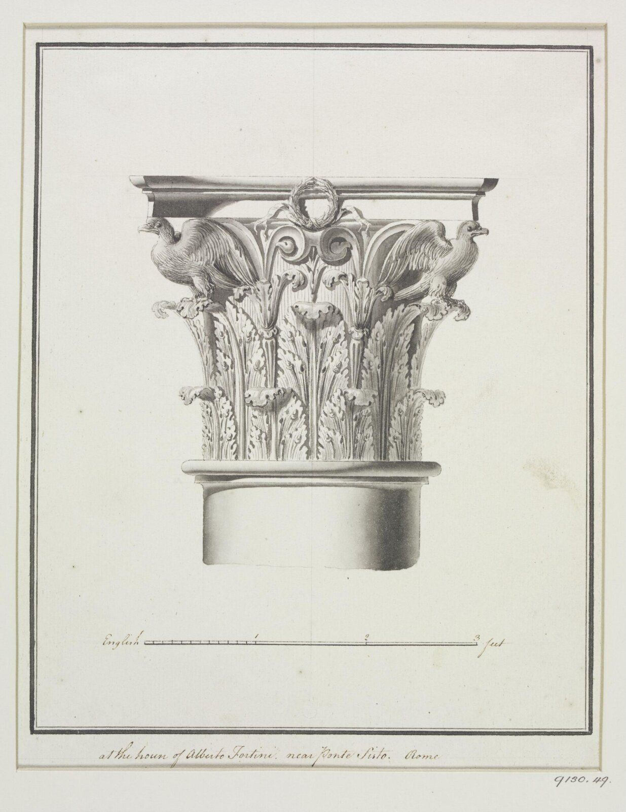 Drawing, Robert Adam, 1754-92