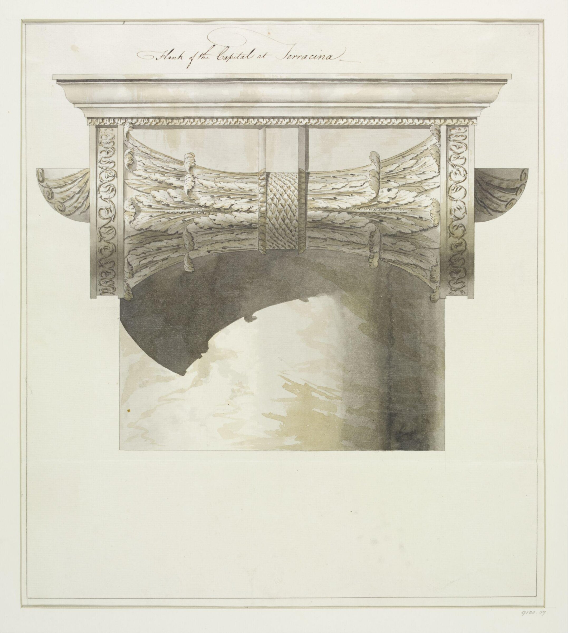 Drawing, Robert Adam, 1754-92
