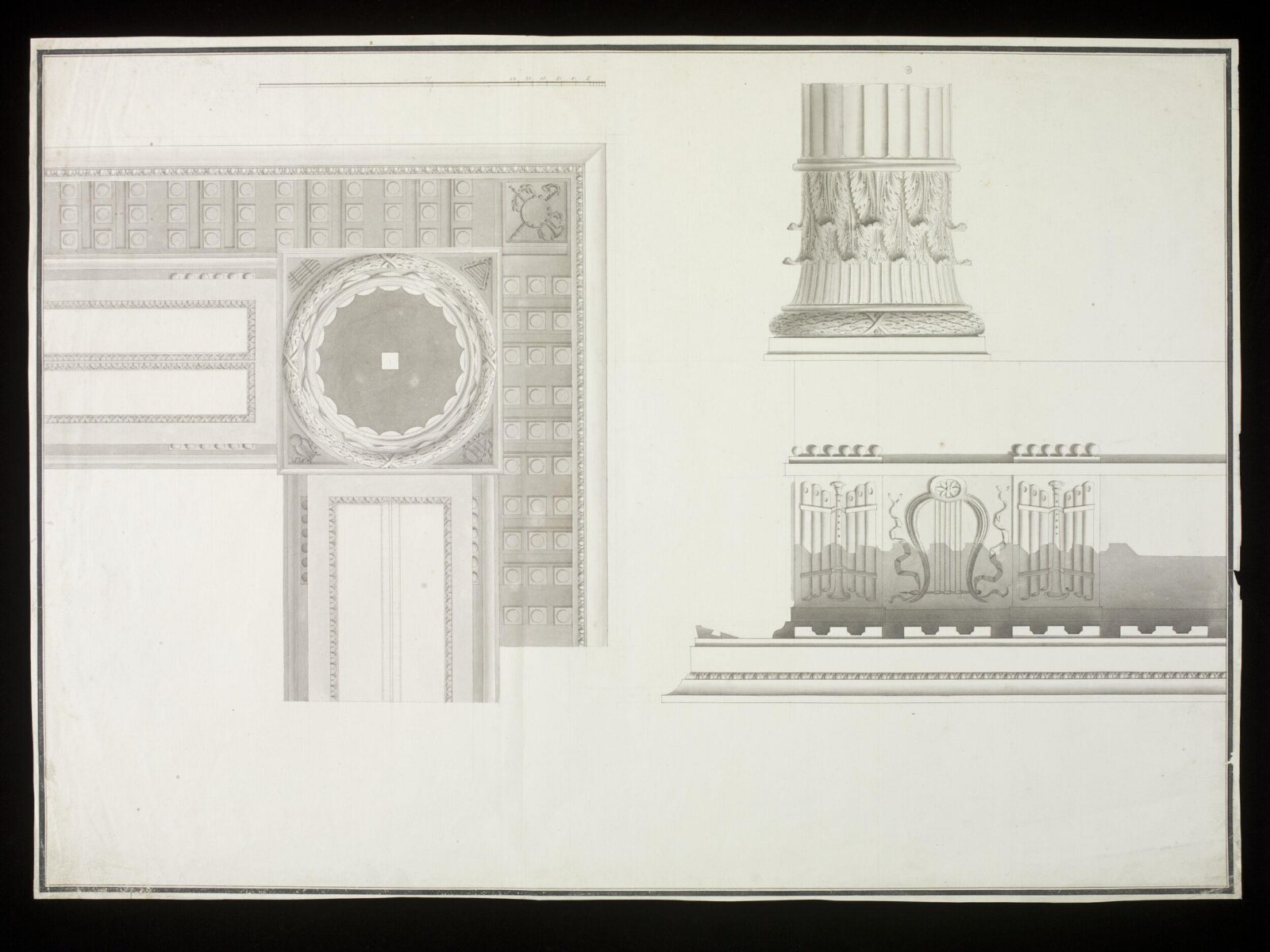 Drawing, Robert Adam, 1754-92
