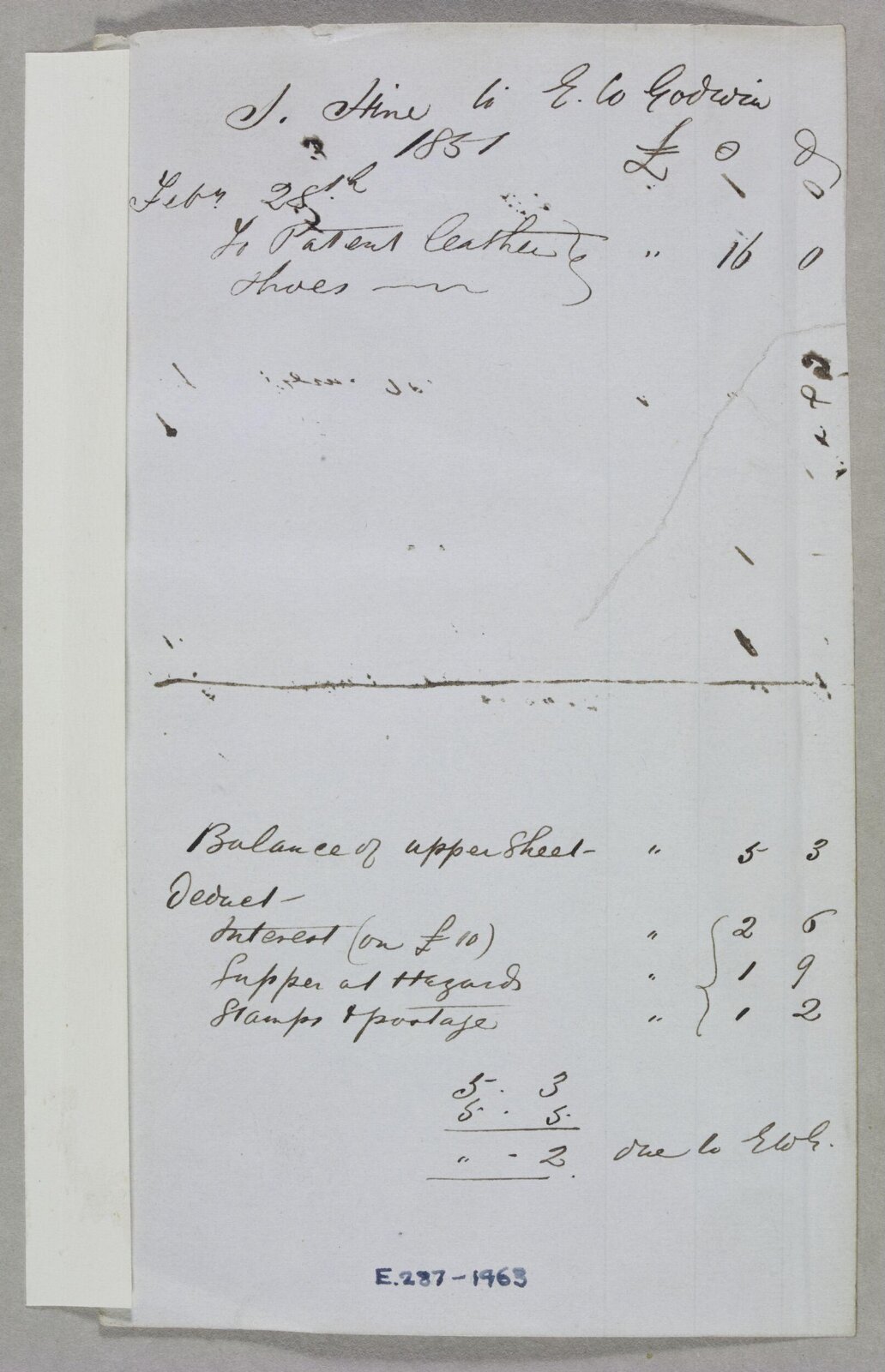 Drawing, Edward William Godwin, 1851