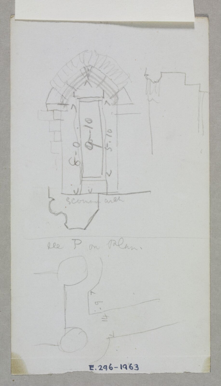 Drawing, Edward William Godwin, 1850S