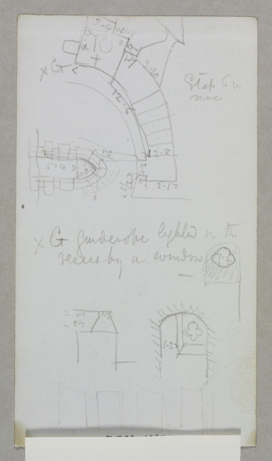 Drawing, Edward William Godwin, 1850s