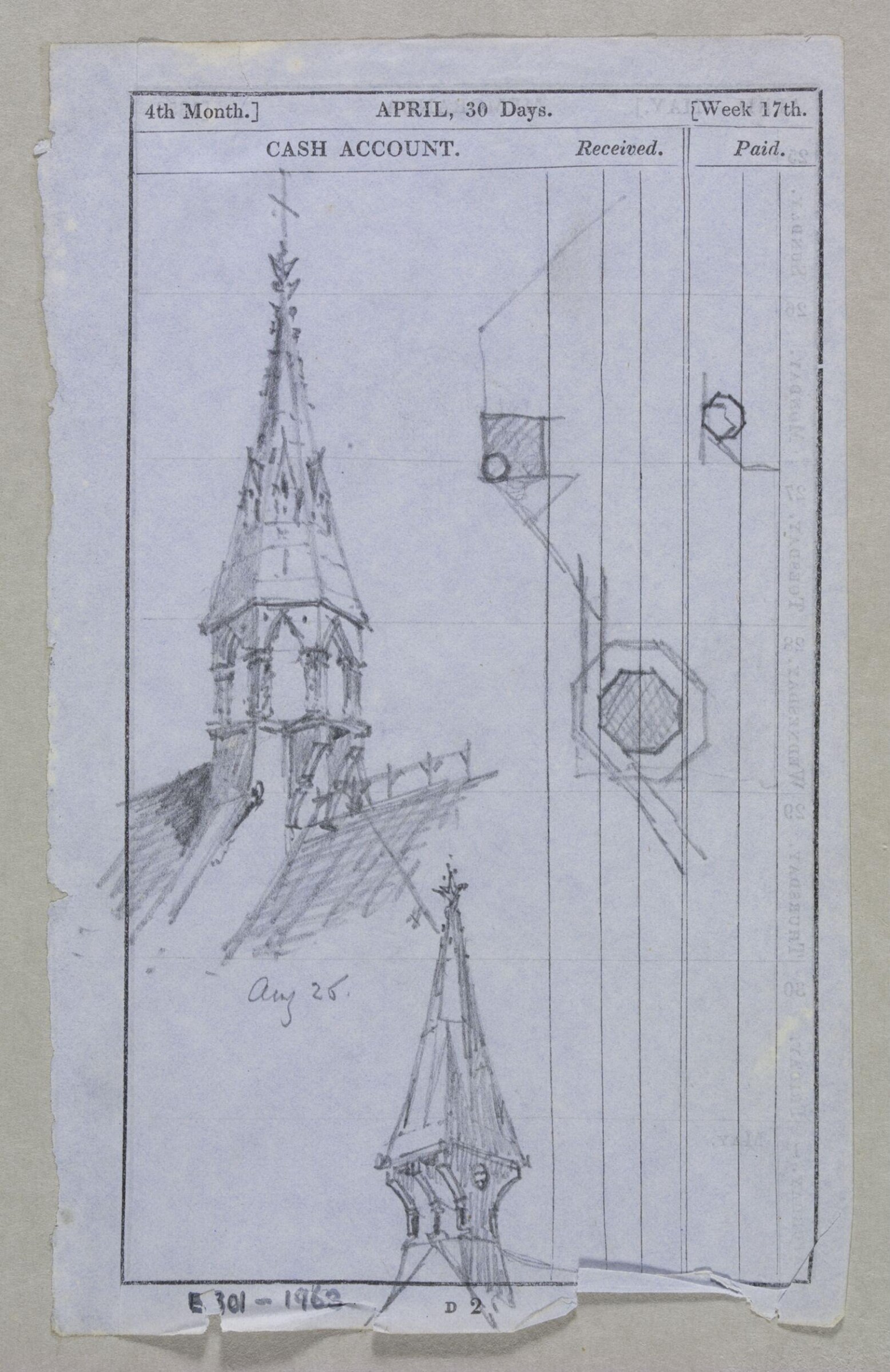 Drawing, Эдвард Уильям Годвин, 1850-е