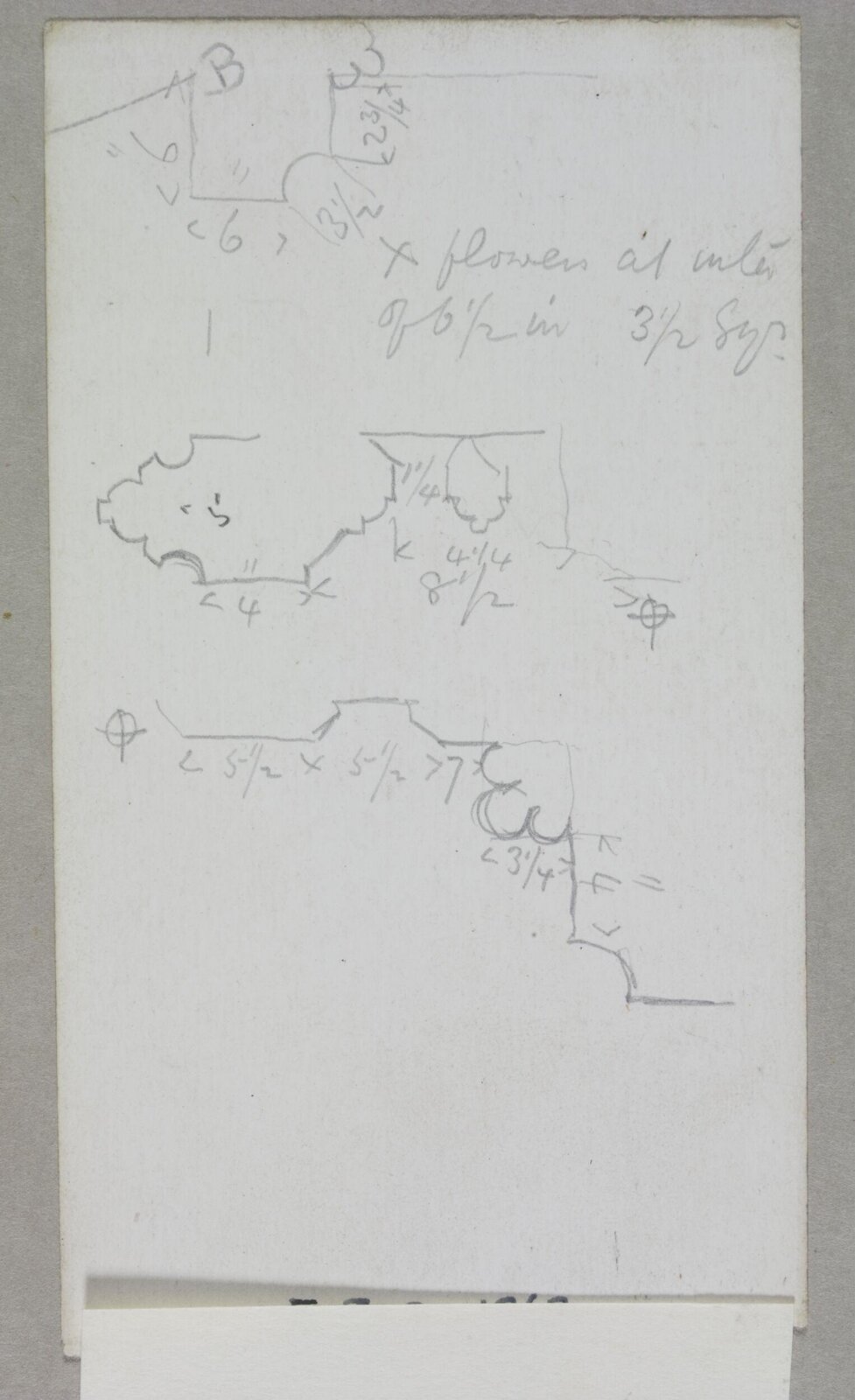 Drawing, Edward William Godwin, May 1855-July 1855