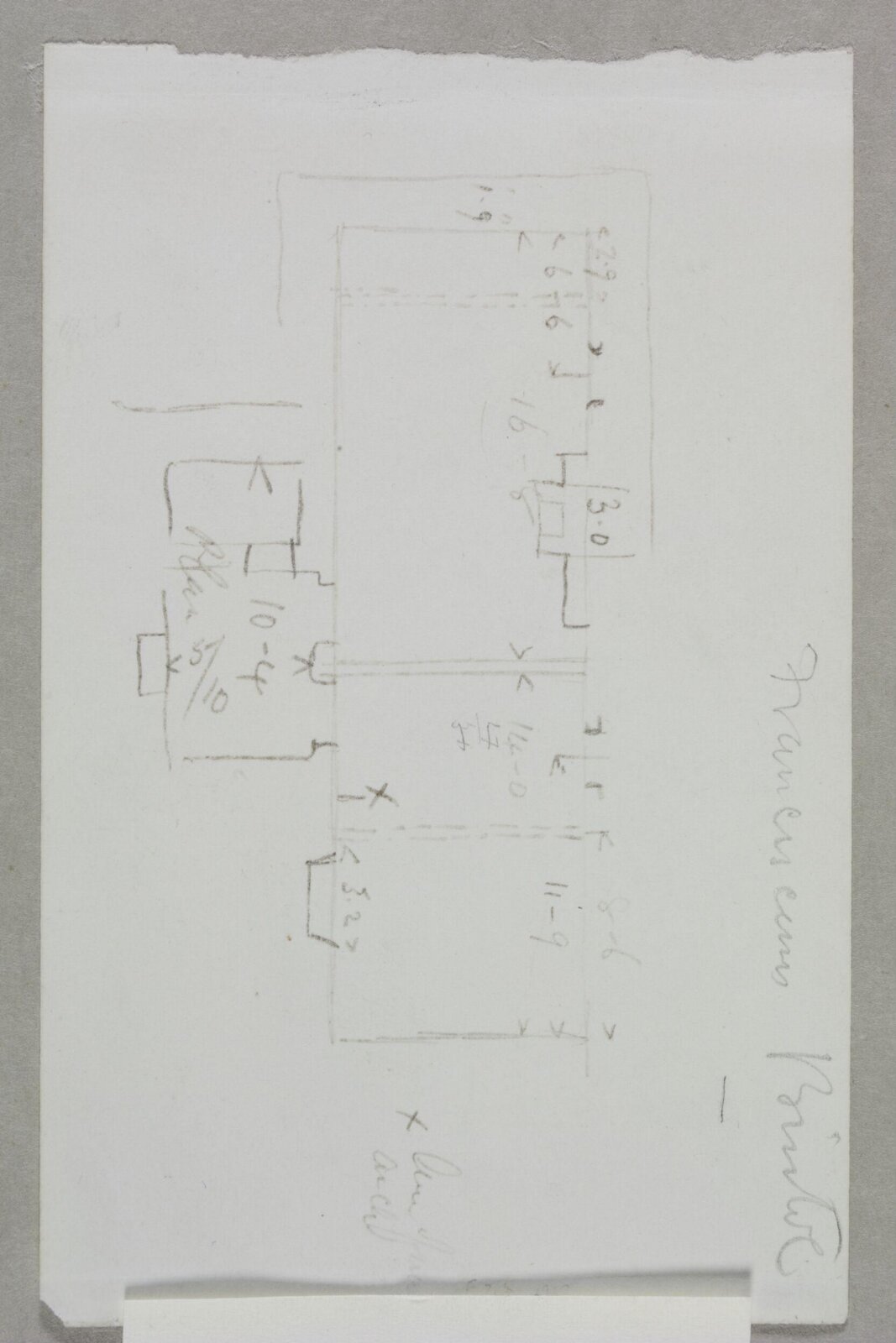 Drawing, Edward William Godwin, 22/09/1855
