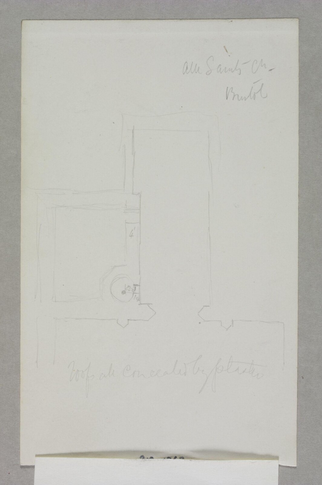 Drawing, Edward William Godwin, late 19th century